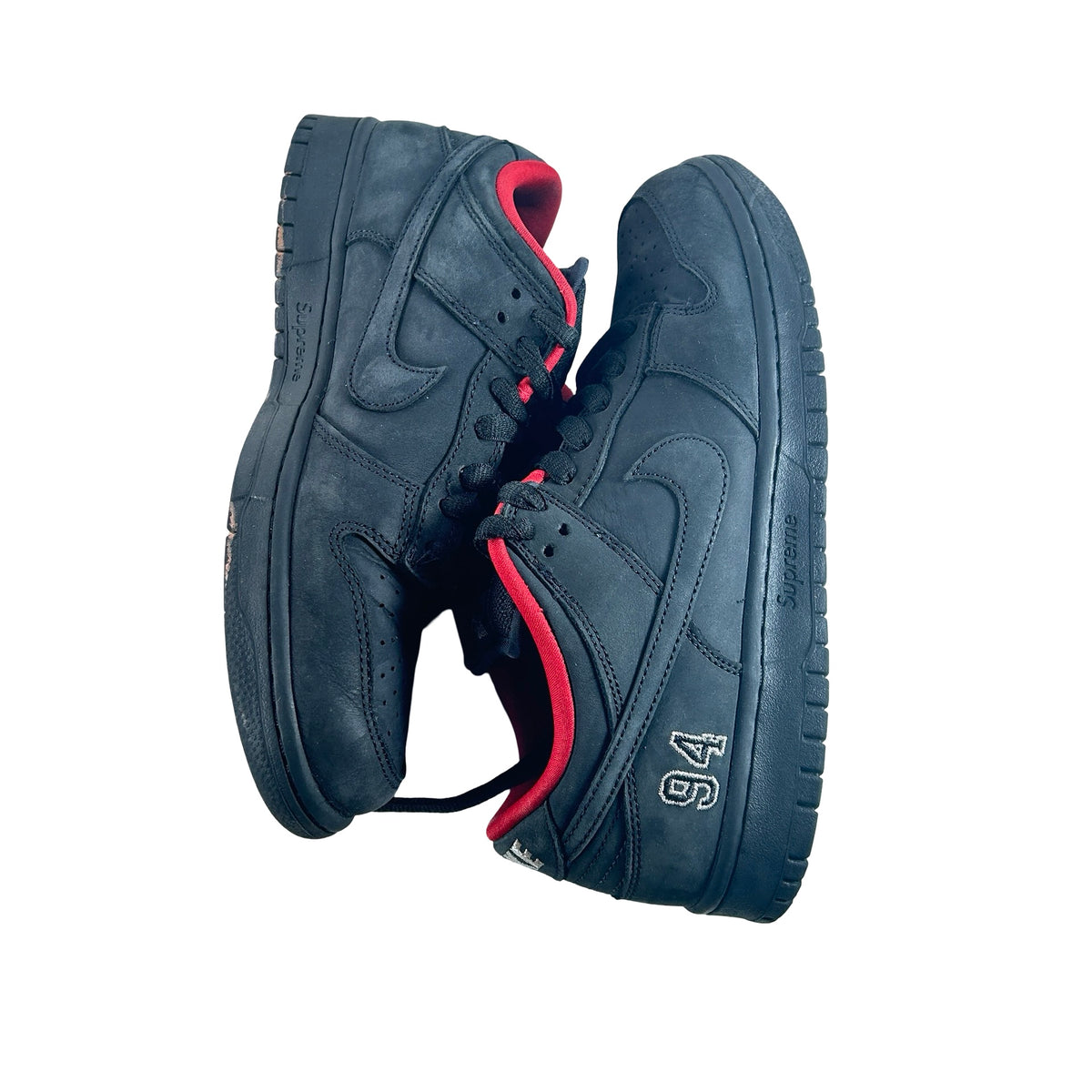HQ8487 001 Nike SB Dunk Low Supreme 94 Black [USED] - 9 M (Used2)