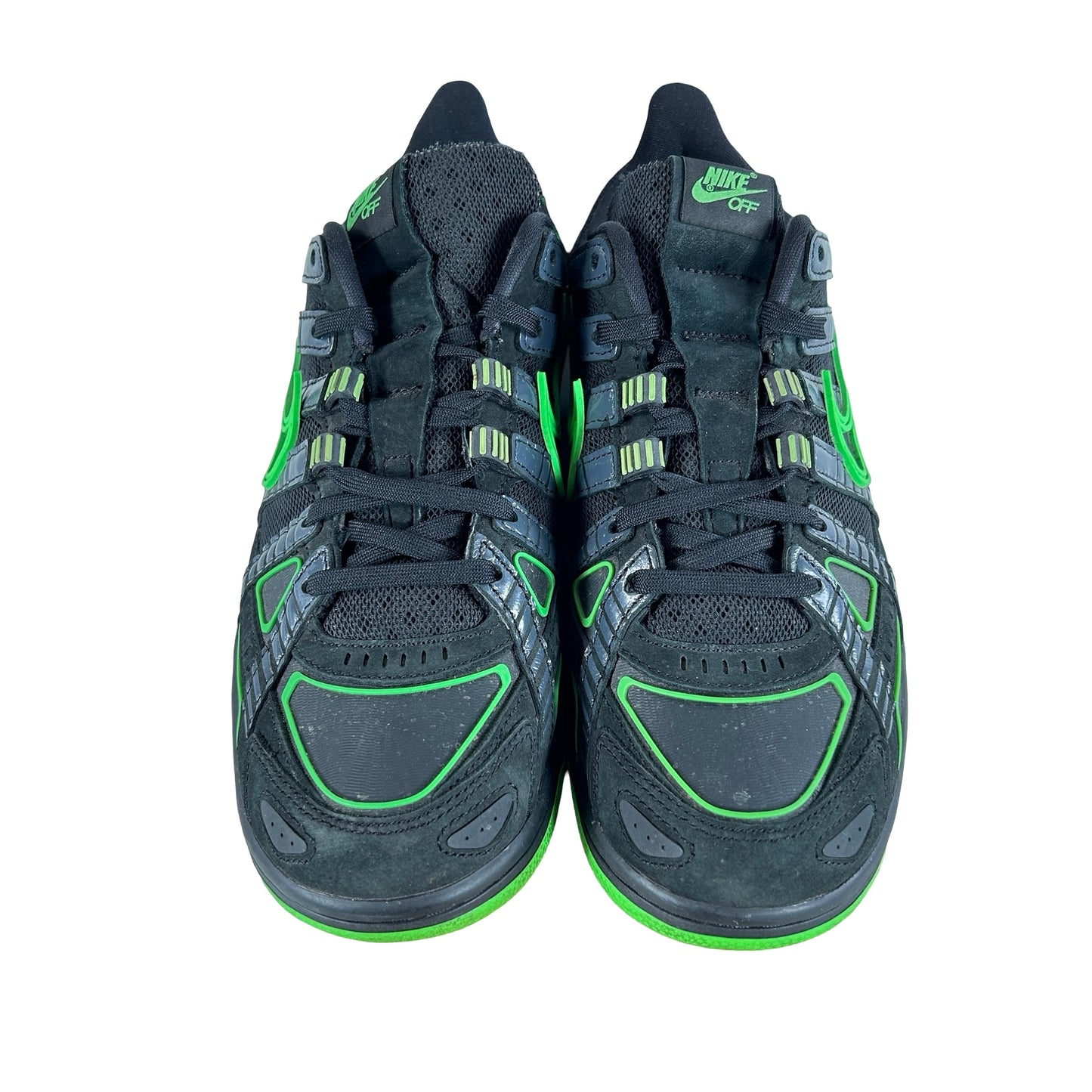 CU6015 001 Nike Air Rubber Dunk Off-White Green Strike [USED] - 9 M (Used3)