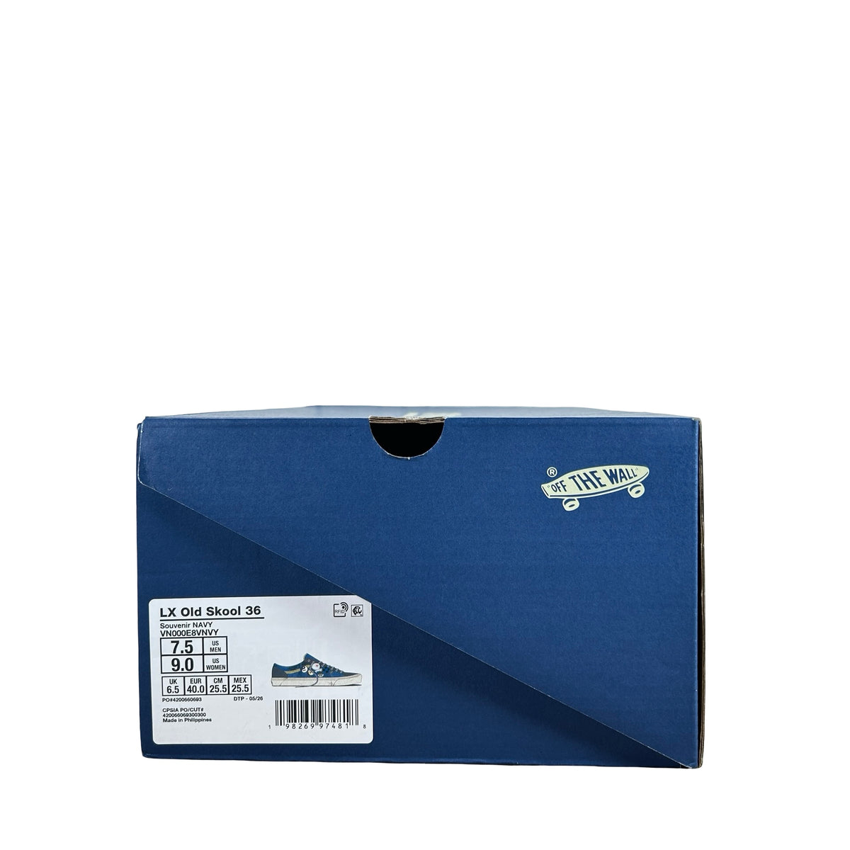 VN000E8VNVY Vans Old Skool 36 LX Souvenir Navy [USED] - 7.5 M (Used)
