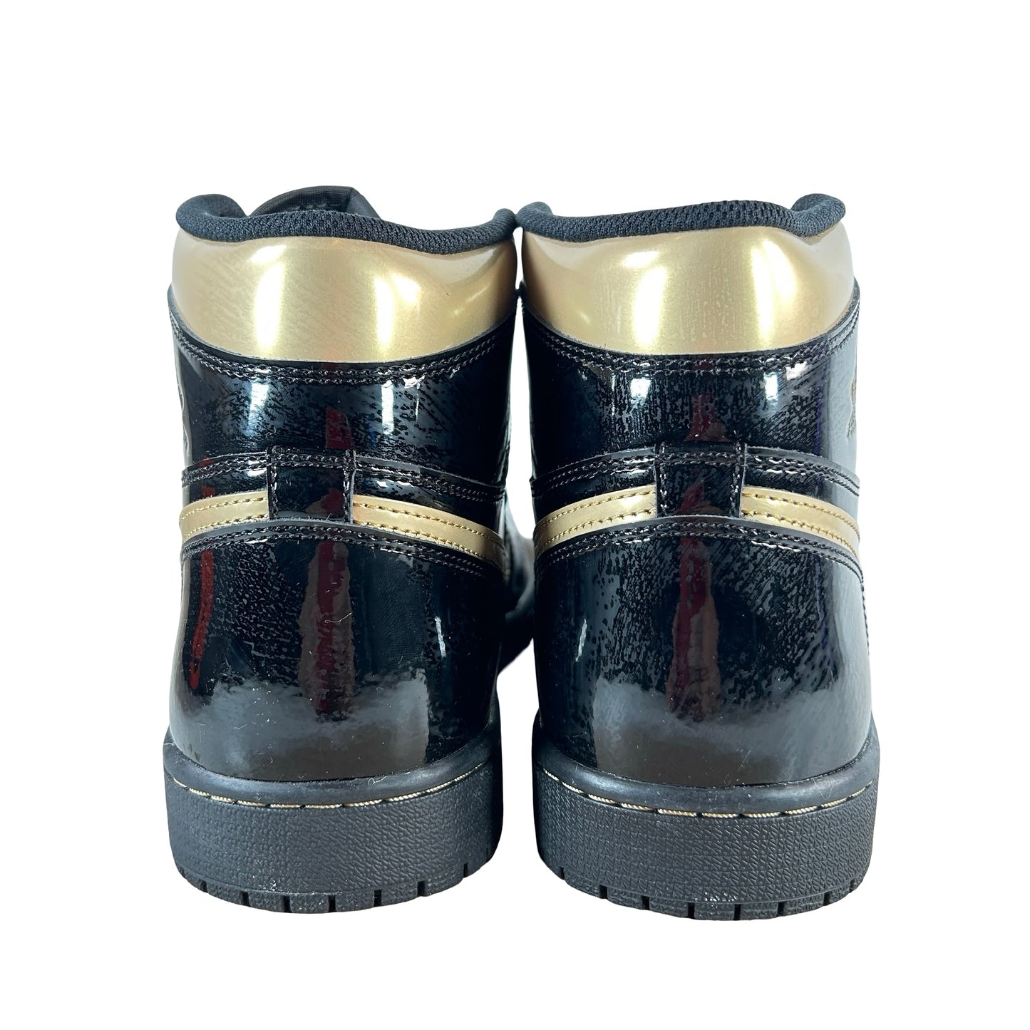 555088 032 Jordan 1 Black/Gold [USED] - 10 M (Used4)