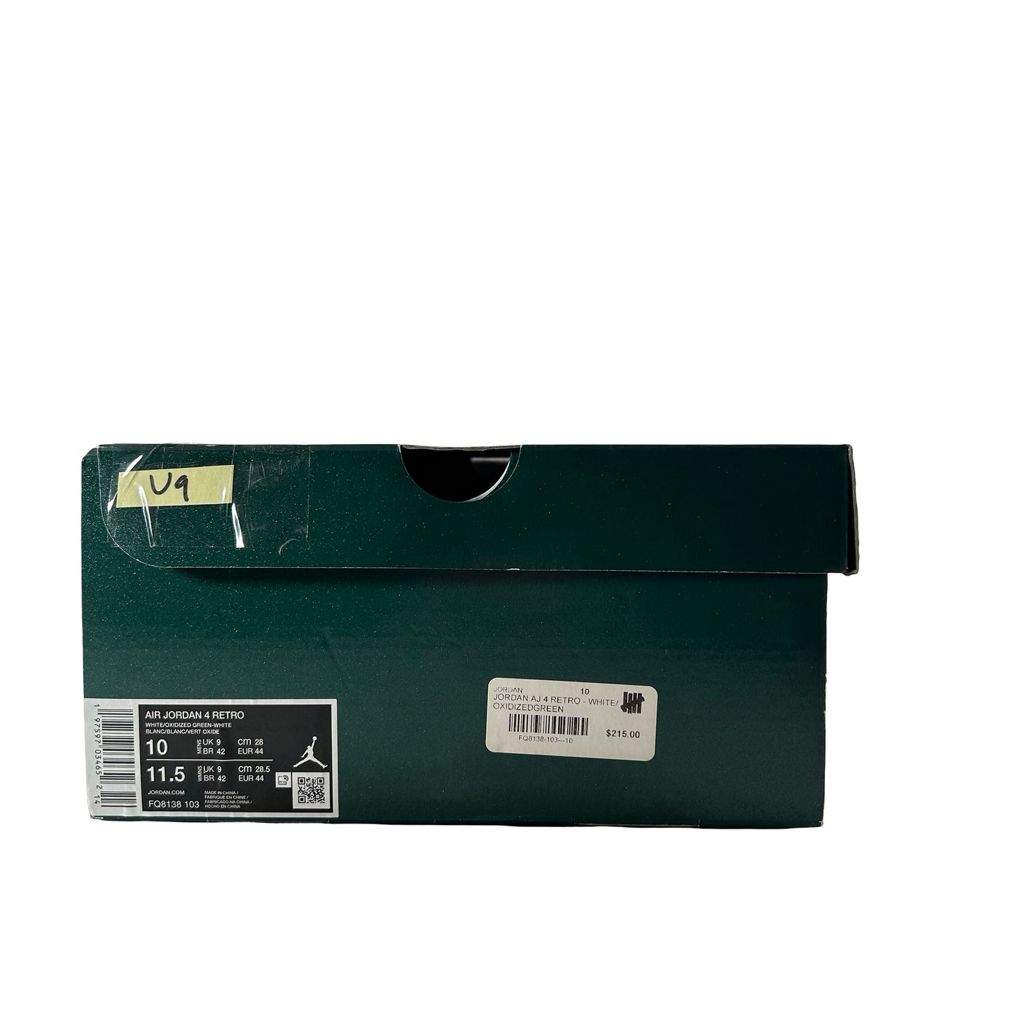 FQ8138 103 Jordan 4 Retro Oxidized Green [USED] - 10 M (Used9)