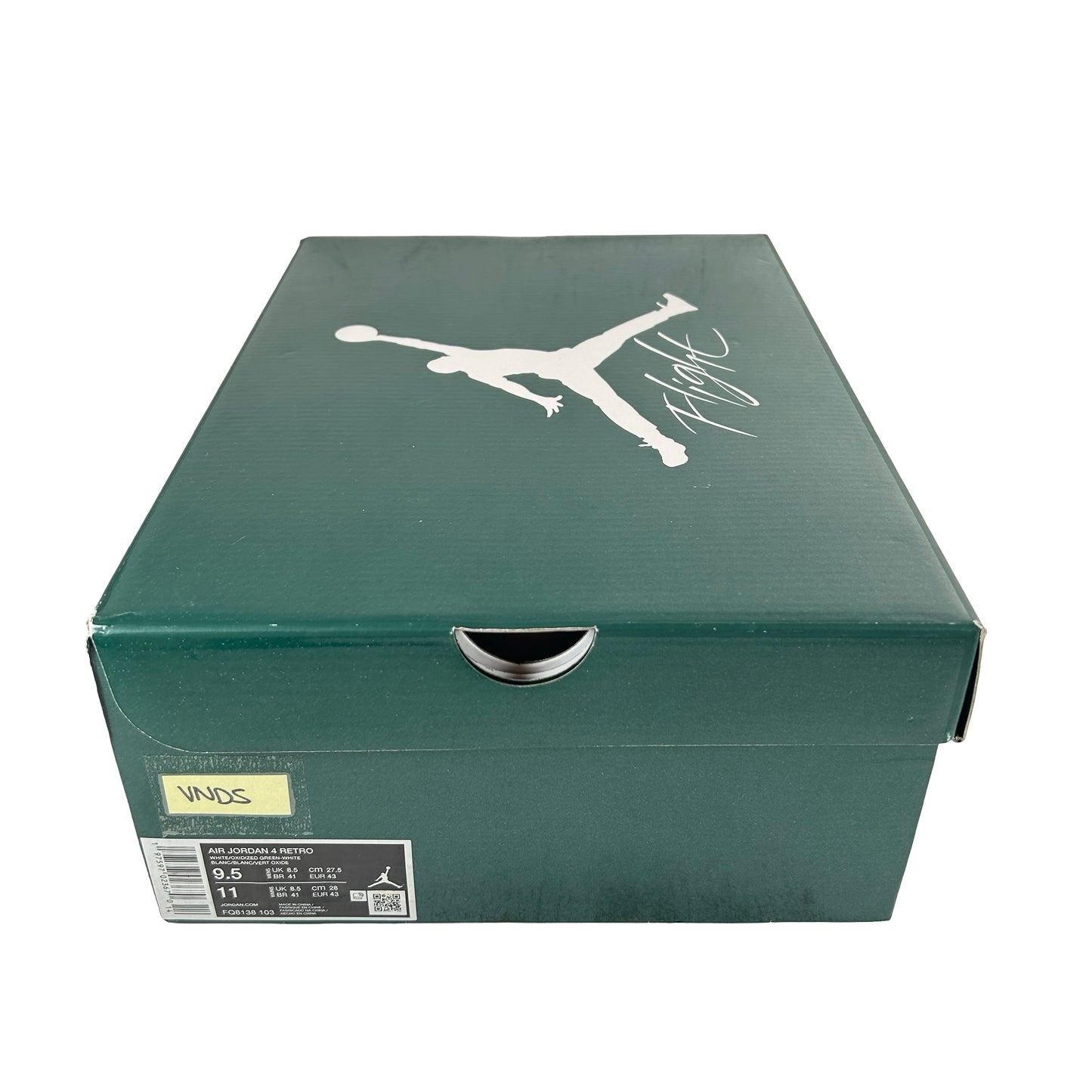 FQ8138 103 Jordan 4 Retro Oxidized Green [USED] - 9.5 M (VNDS)