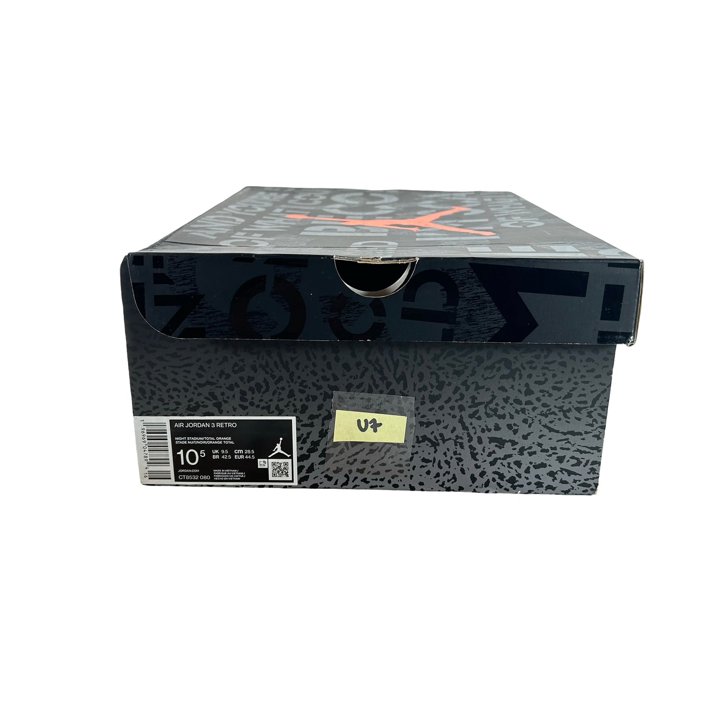 CT8532 080 Jordan 3 Retro Fear Pack (2023) [USED] - 10.5 M (Used7)