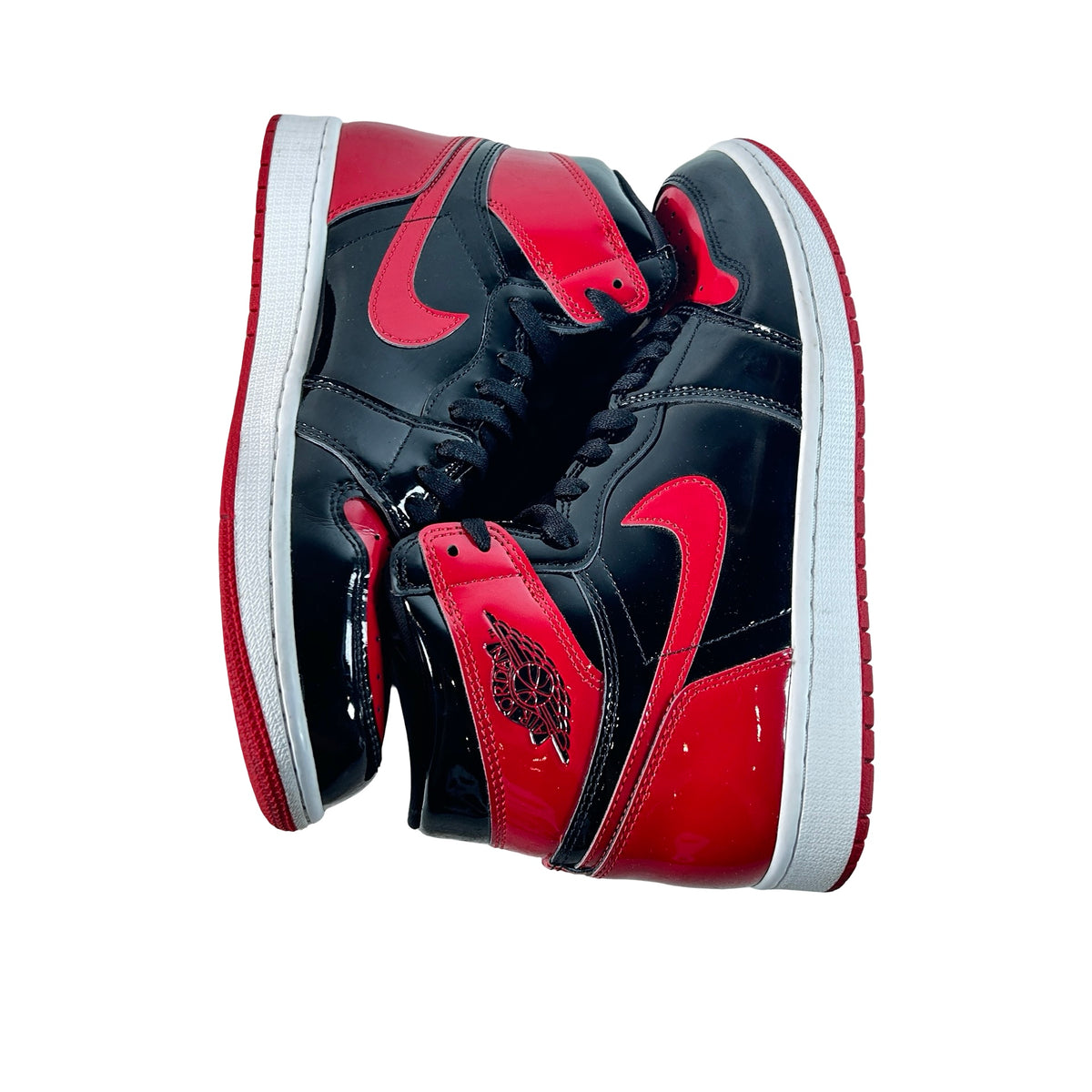 555088 063 Jordan 1 Retro High OG Patent Bred [USED] - 10 M (Used8)