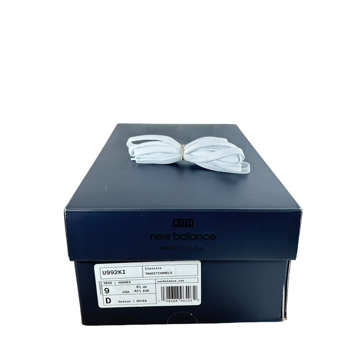 U992KI New Balance 992 MiUSA Kith Argon [USED] - 9 M (Used)