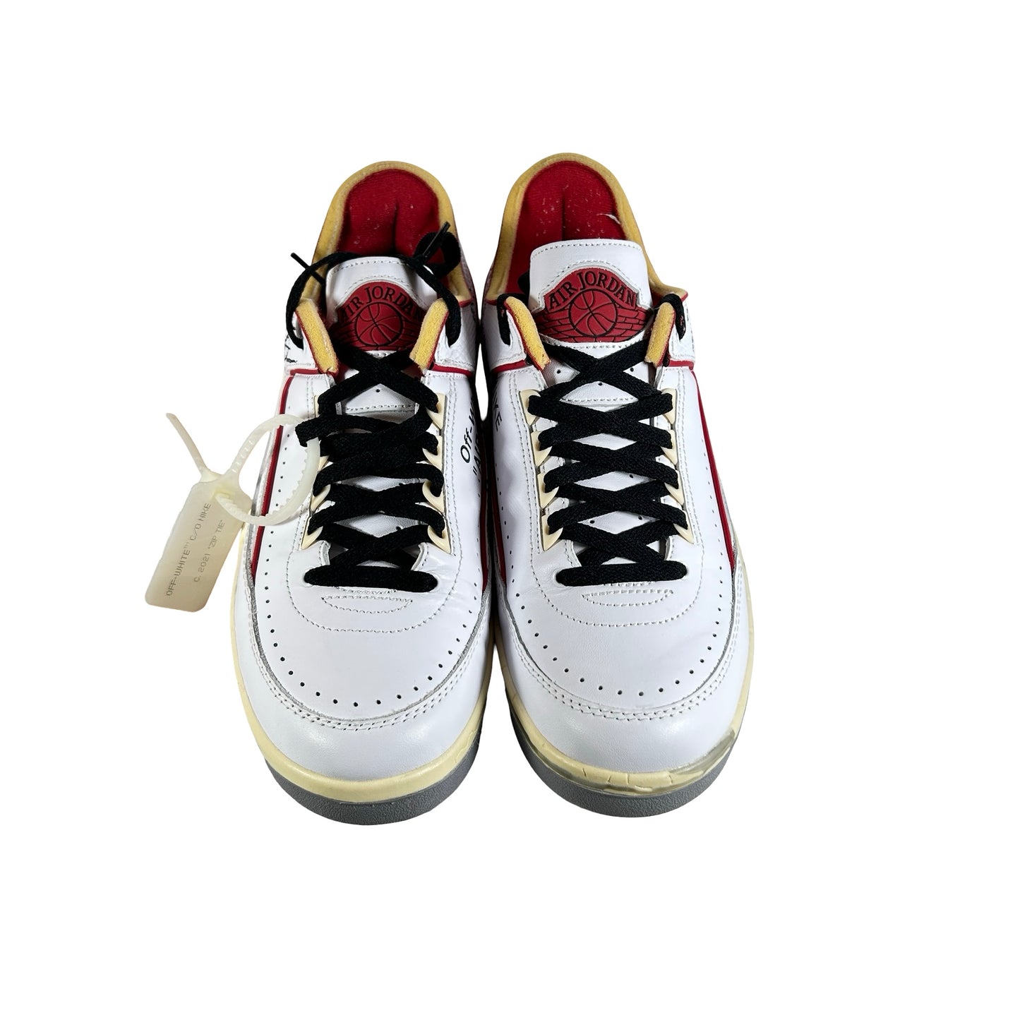 DJ4375 106 Jordan 2 Retro Low SP Off-White White Red [USED] - 10 M (Used5)