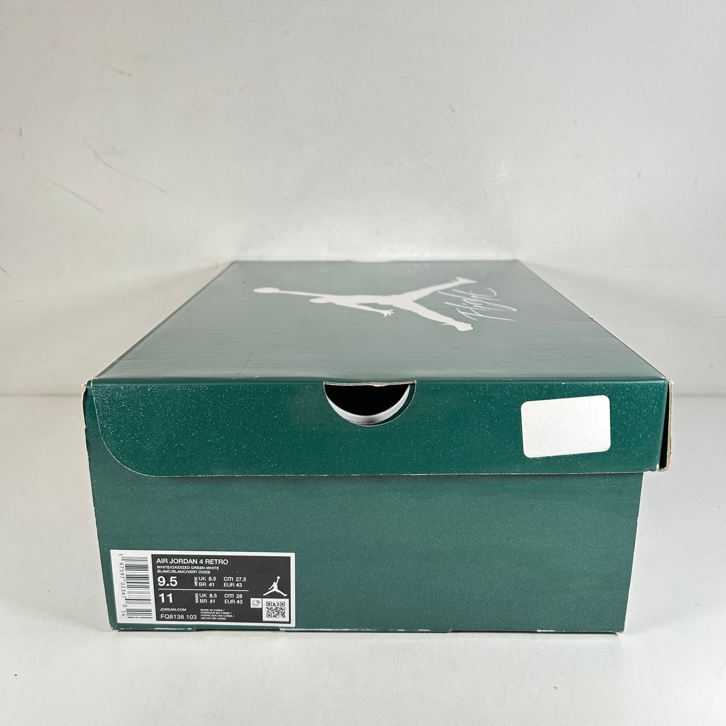 FQ8138 103 Jordan 4 Retro Oxidized Green [USED] - 9.5 M (Used)