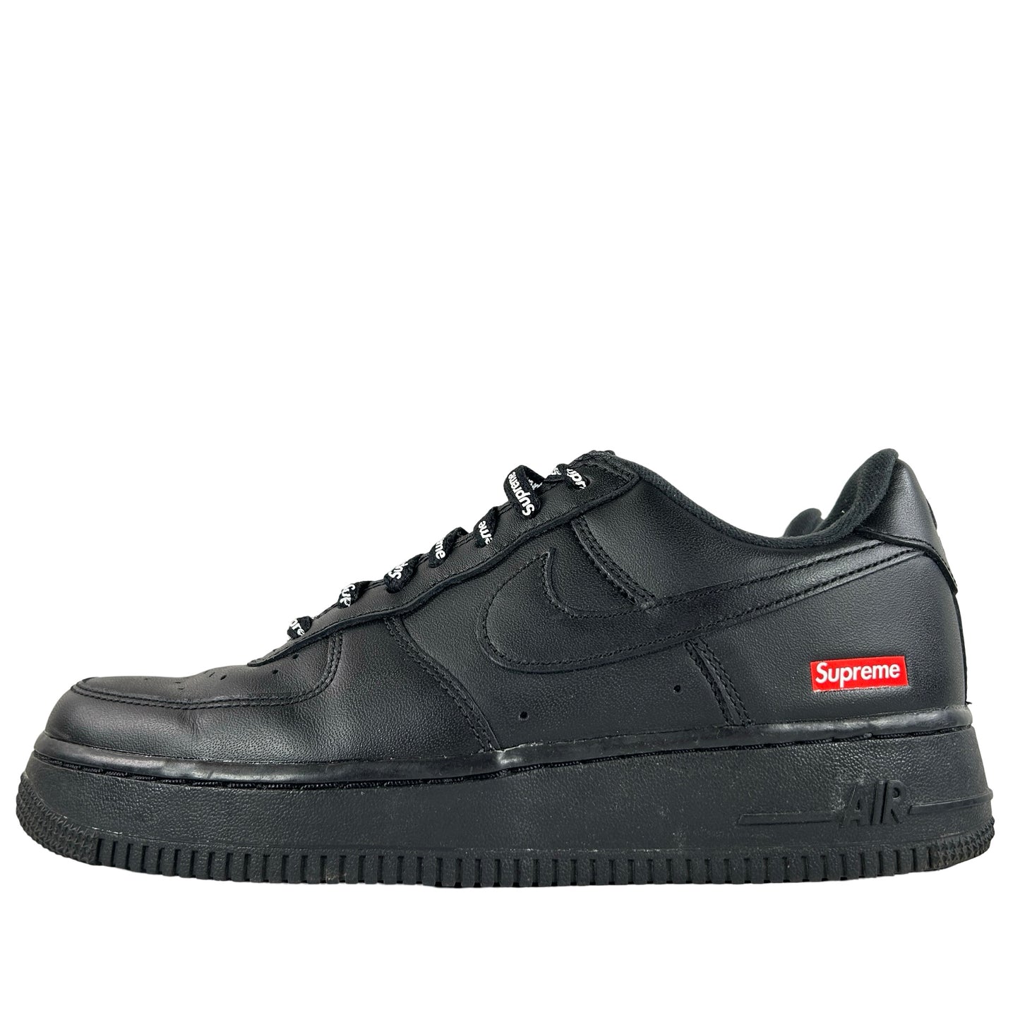 CU9225 001 Air Force 1 Low Supreme Black [USED] - 6.5 M (Used)
