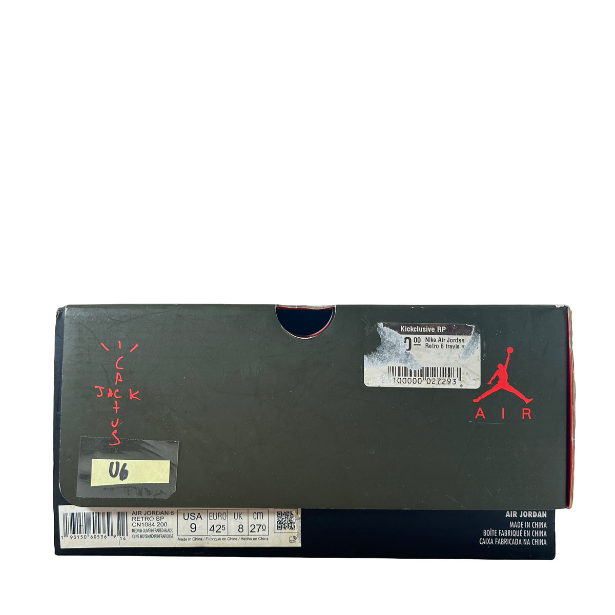CN1084 200 Jordan 6 Retro Travis Scott [USED] - 9 M (Used6)