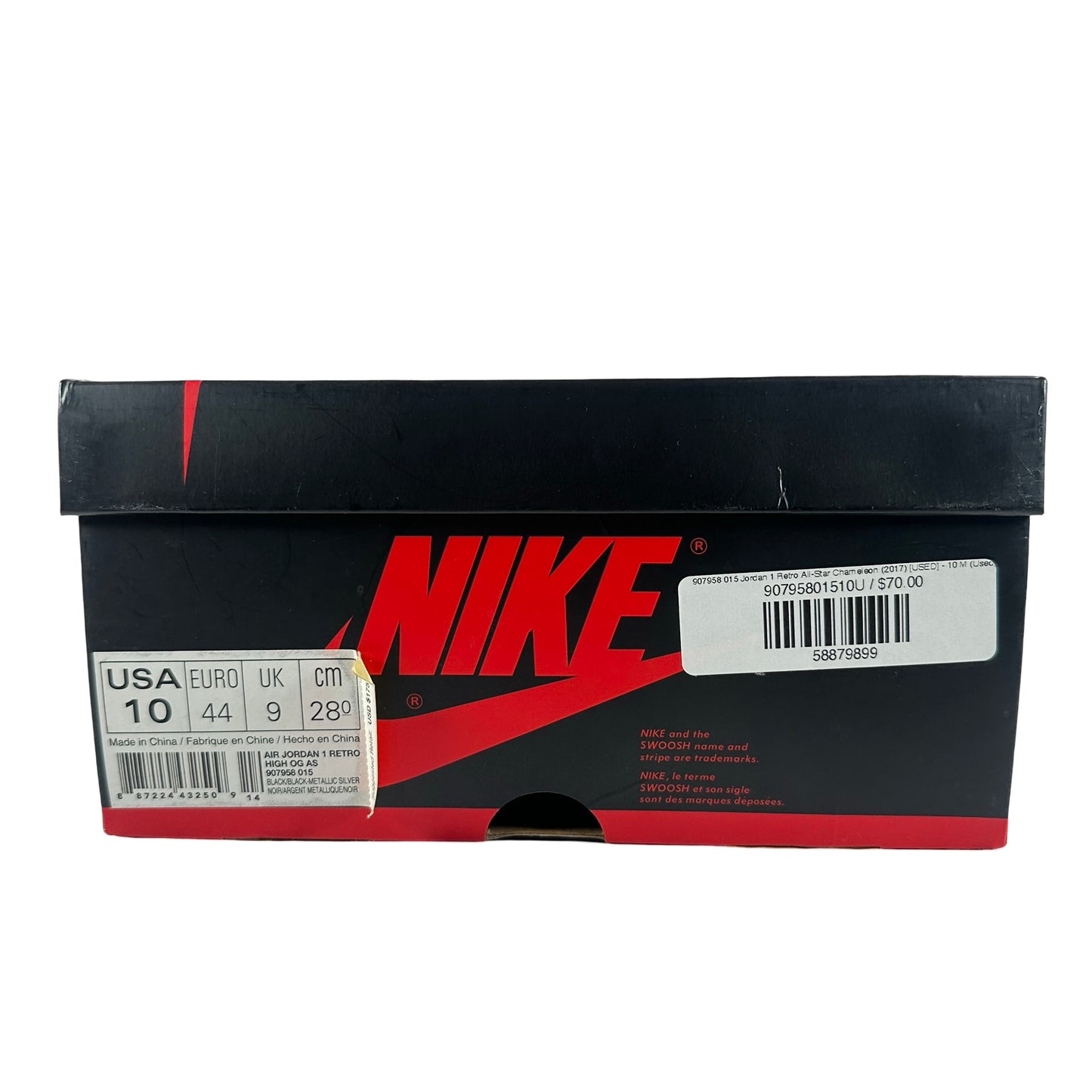 907958 015 Jordan 1 Retro All-Star Chameleon (2017) [USED] - 10 M (Used)