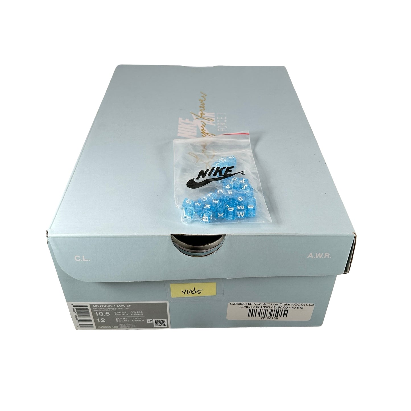 CZ8065 100 Nike AF1 Low Drake NOCTA CLB [USED] - 10.5 M (VNDS)