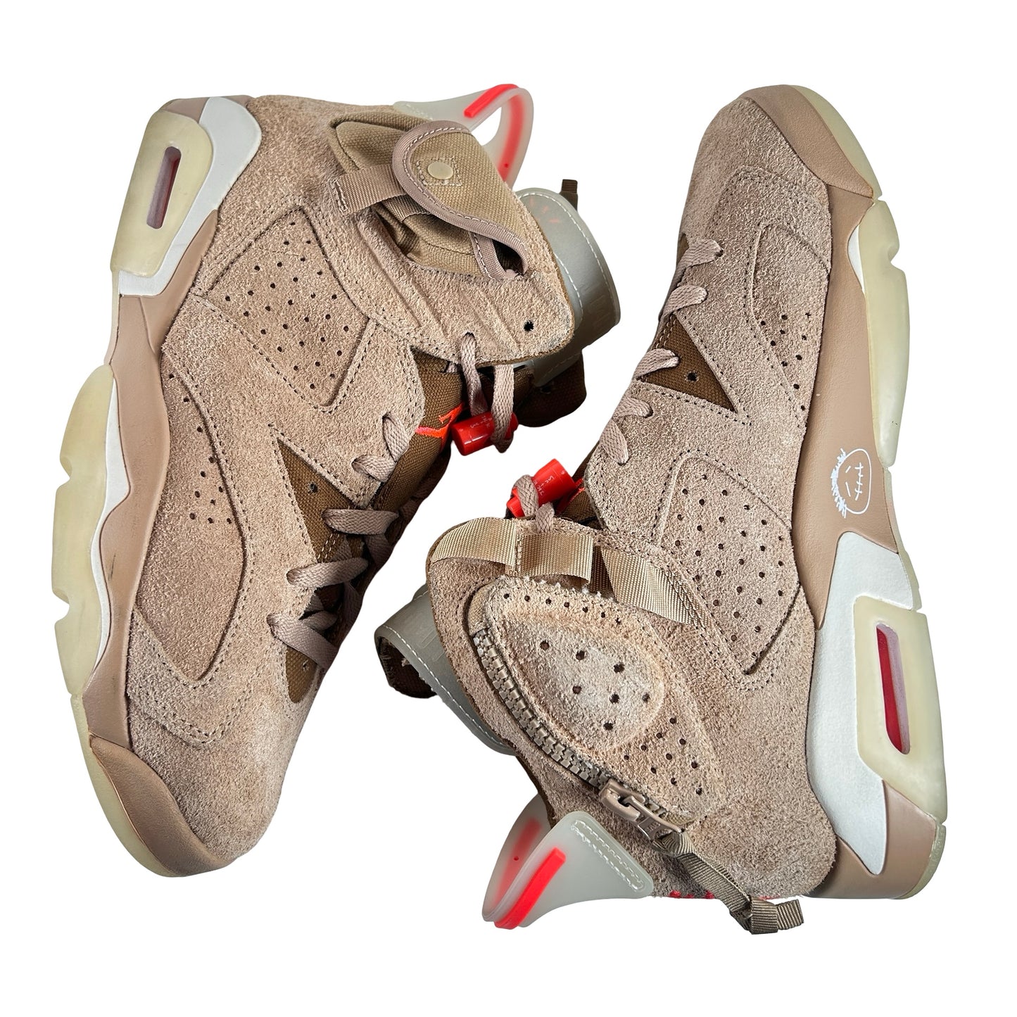 DH0690 200 Jordan 6 Retro Travis Scott British Khaki [USED] - 9 M (Used) (No Box)