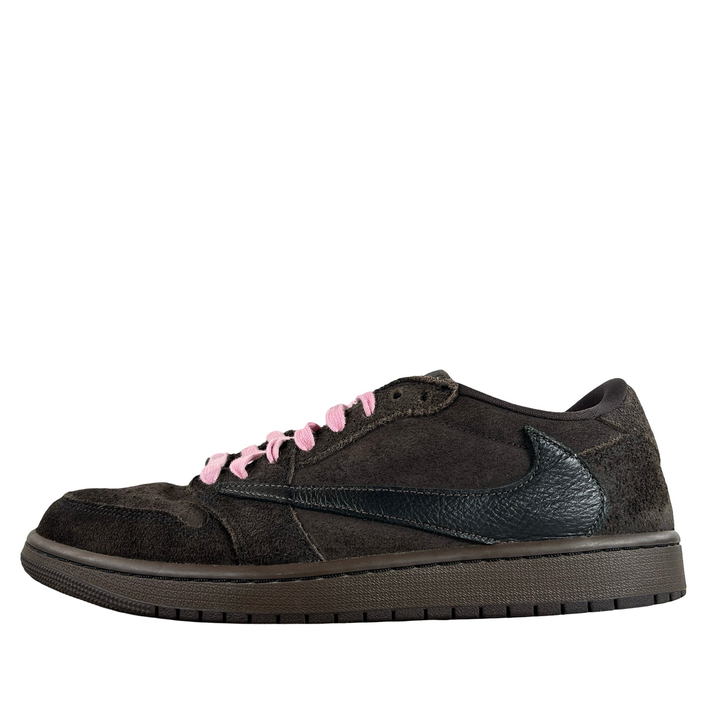 DM7866 202 Jordan 1 Retro Low OG SP Travis Scott Velvet Brown [USED] - 11 M (Used) (No Box)