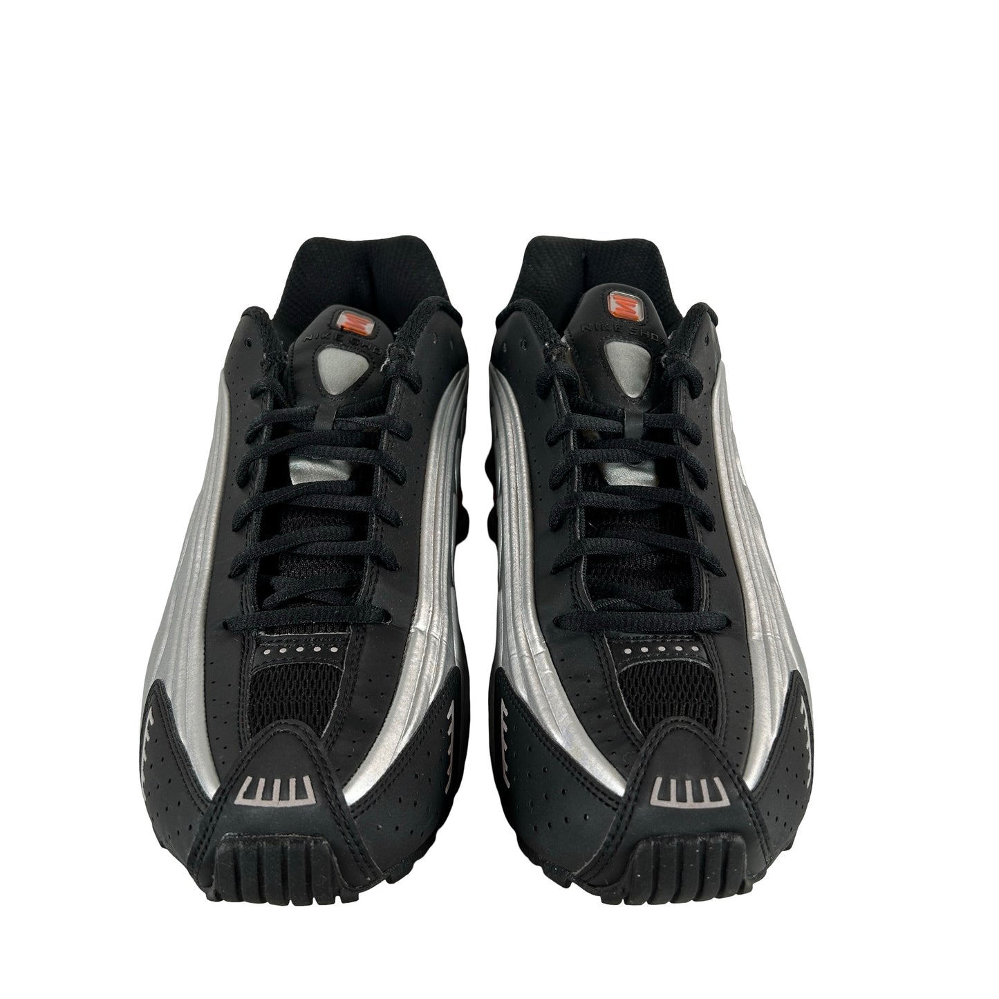 BV1111 008 Nike Shox R4 Black Metallic Silver (2018/2024) [USED] - 10.5 M (Used)