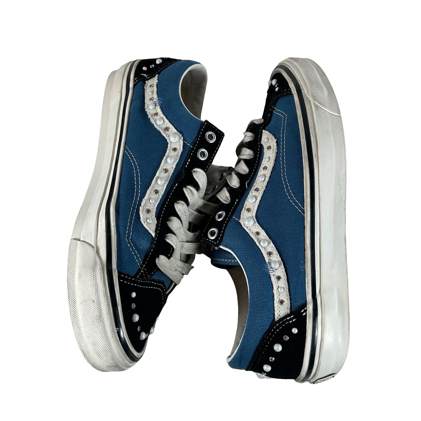 VN000E8VYA6 Vans LX Old Skool 36 Pearlized Pack Black Navy [USED] - 10 M (Used3)