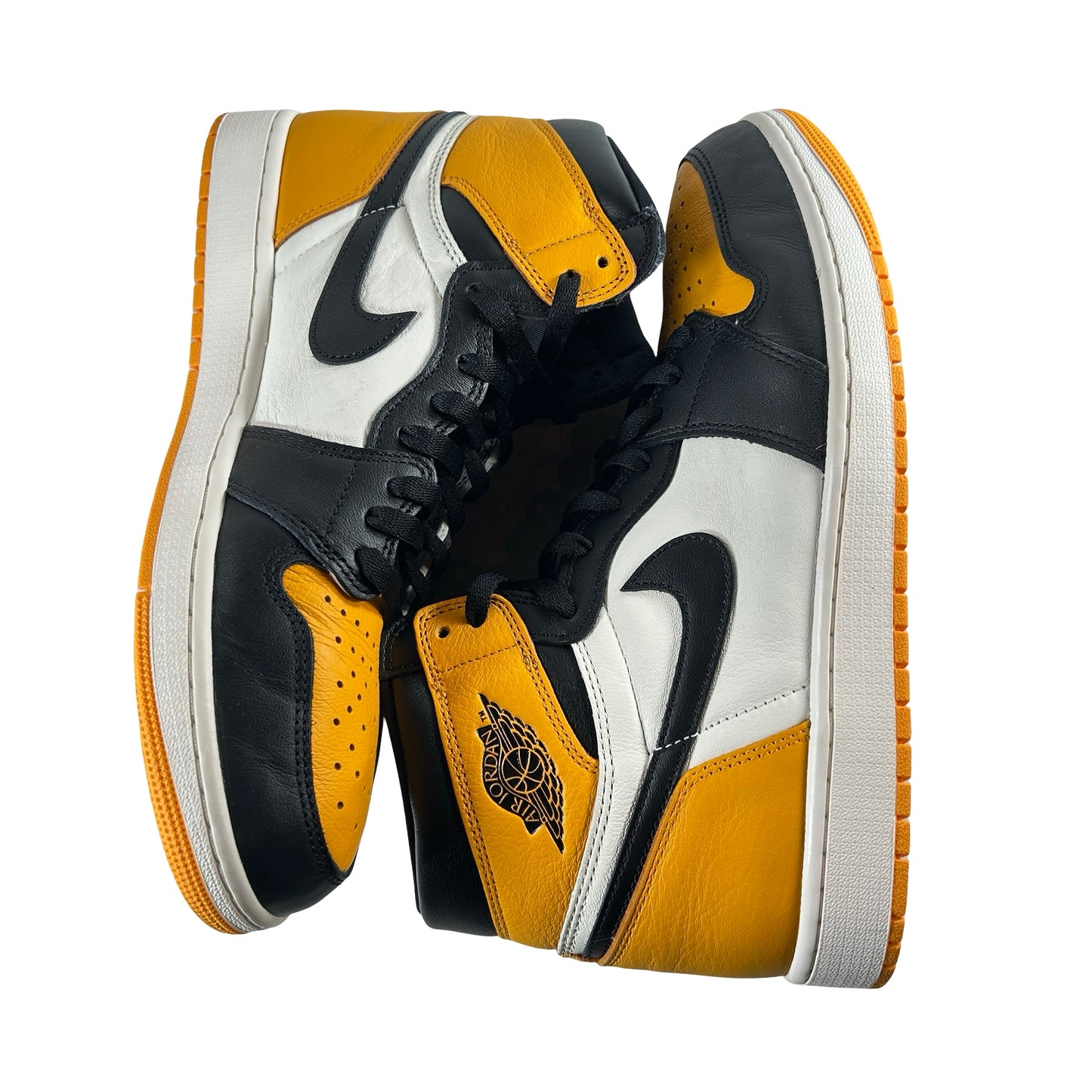 555088 711 Jordan 1 Retro High OG Yellow Toe [USED] - 12 M (Used4)
