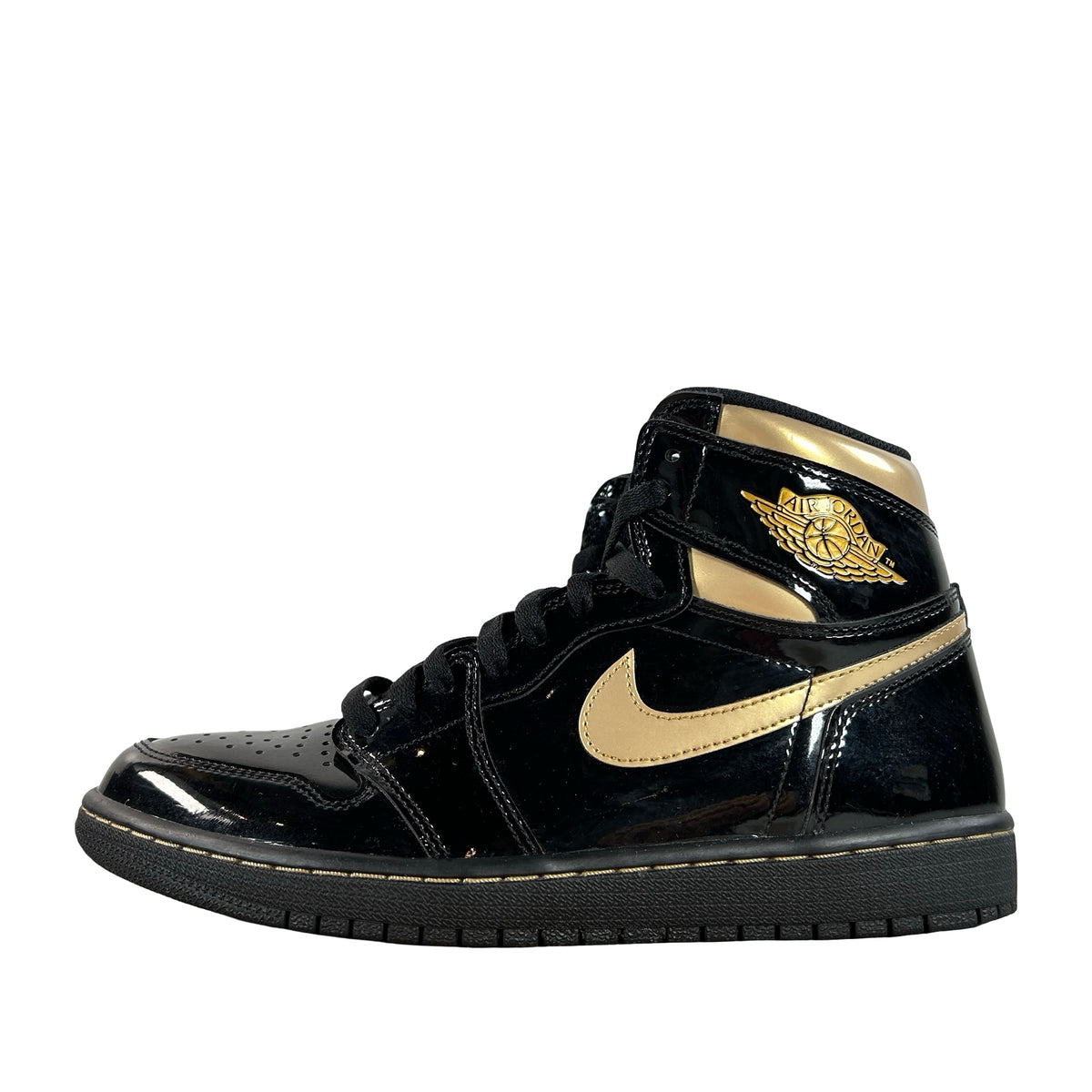 555088 032 Jordan 1 Black/Gold [USED] - 9 M (Used2)