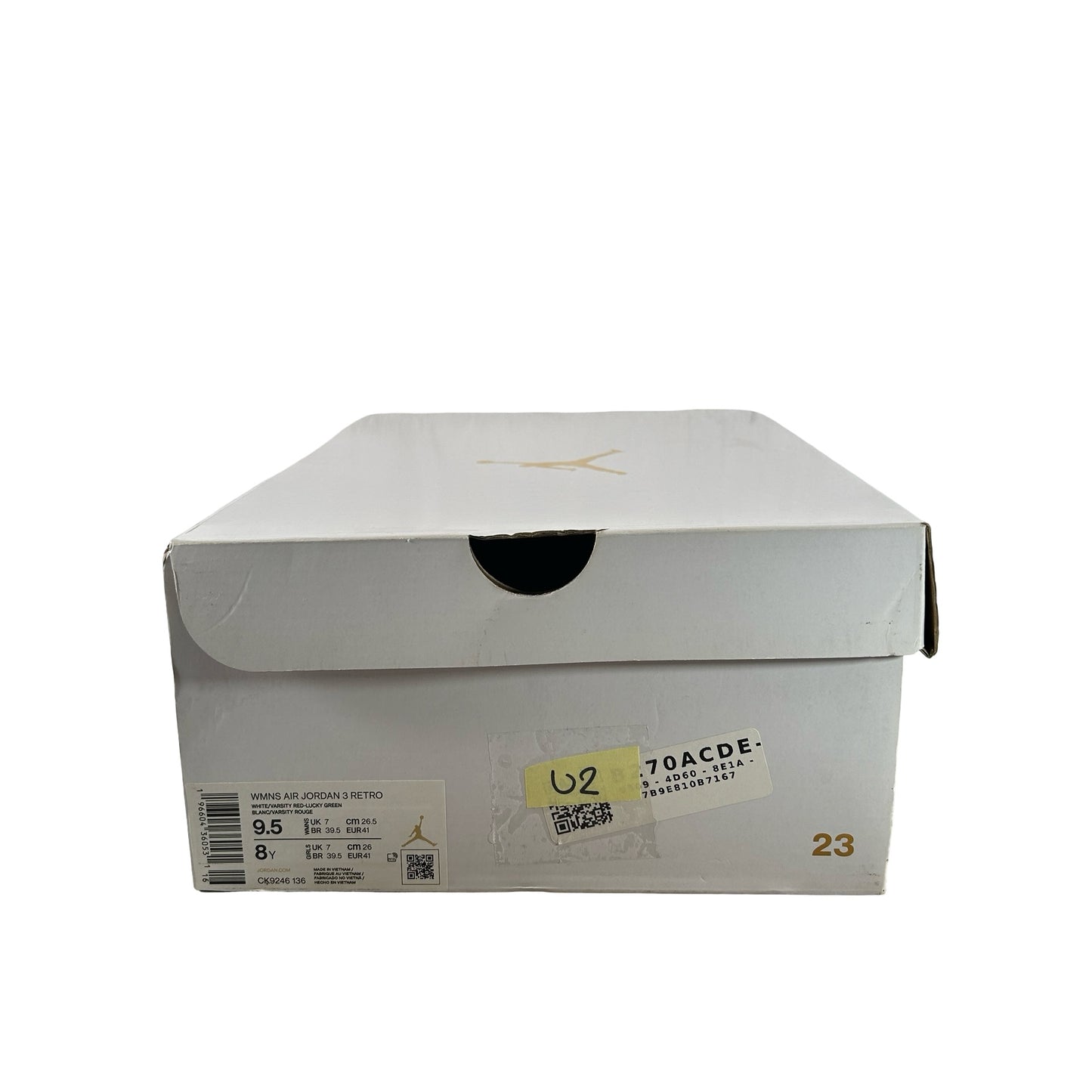 CK9246 136 Jordan 3 Retro Lucky Green (W) [USED] - 9.5 W (Used2)