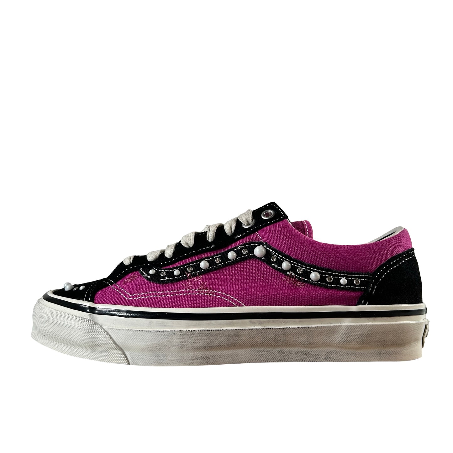 VN000E8VHLE Vans OTW Old Skool 36 Pearlized Pack Pink Black [USED] - 7.5 M (Used)