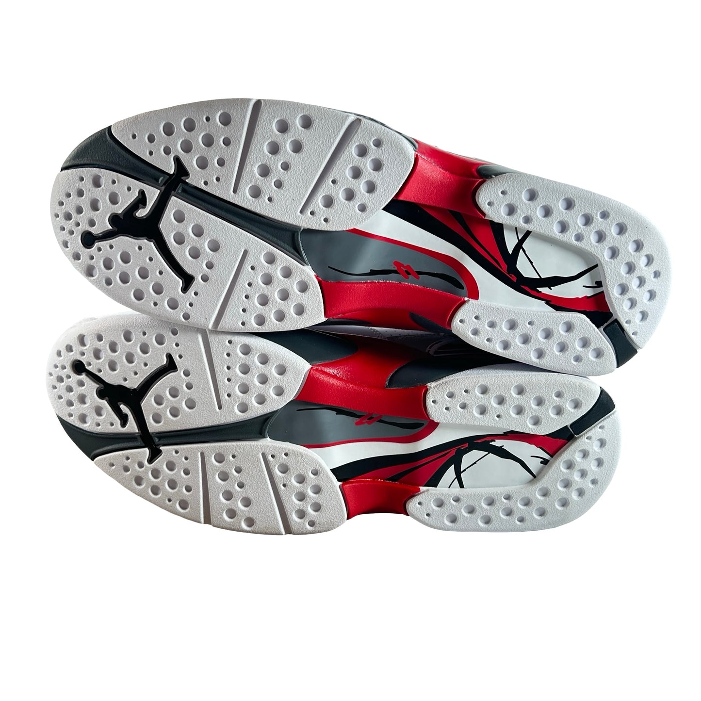 305381 100 Jordan 8 Retro White True Red (2025) [USED] - 10.5 M (Used5)