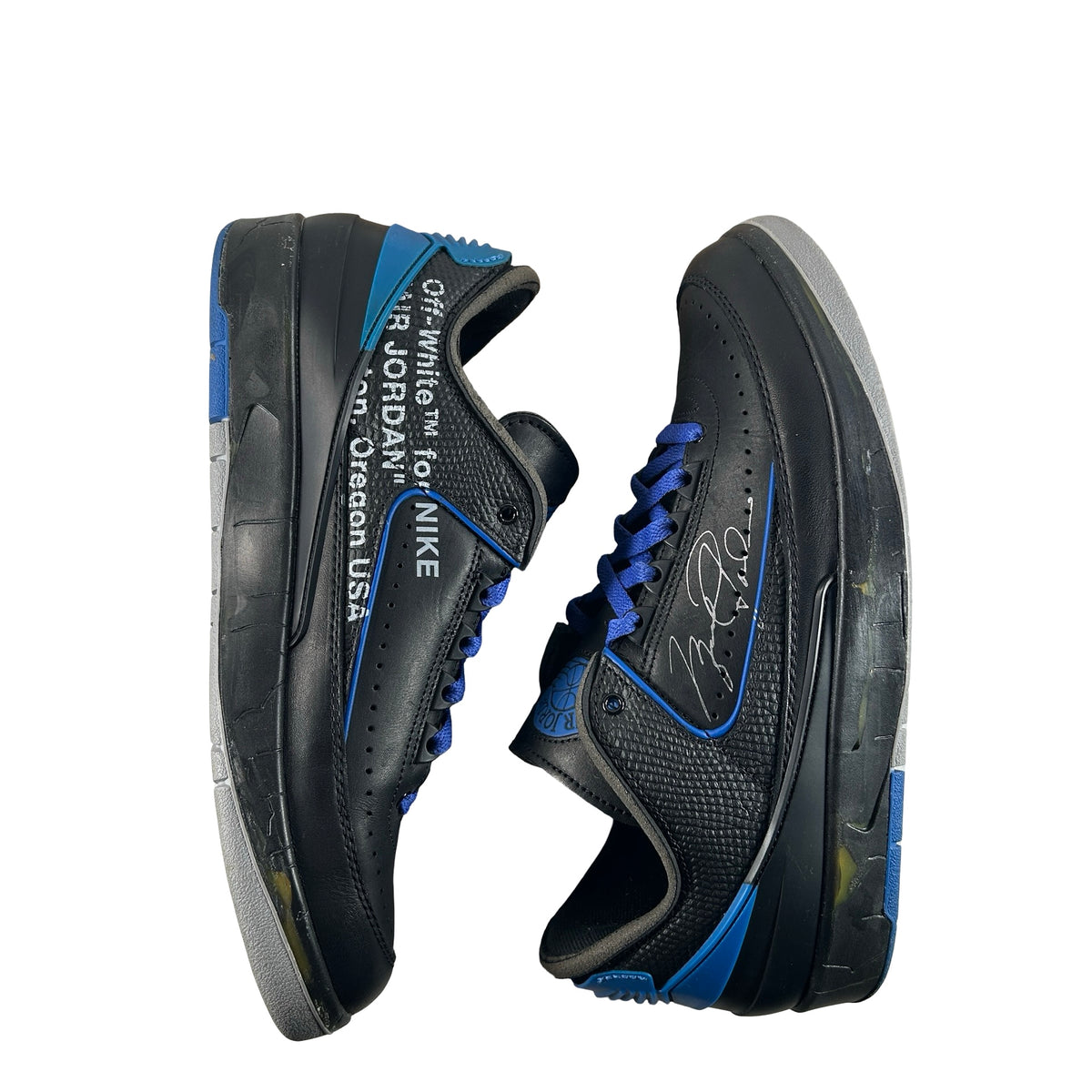 DJ4375 004 Jordan 2 Retro Low SP Off-White Black Blue [USED] - 9.5 M (Used3)