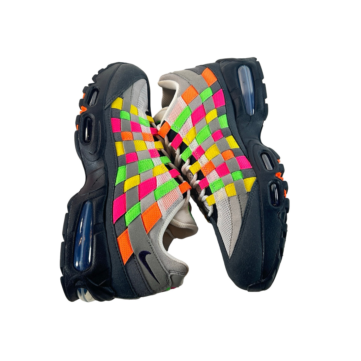 IB3695 100 Nike Air Max 95 Big Bubble Woven Multi [USED] - 9.5 M (Used)