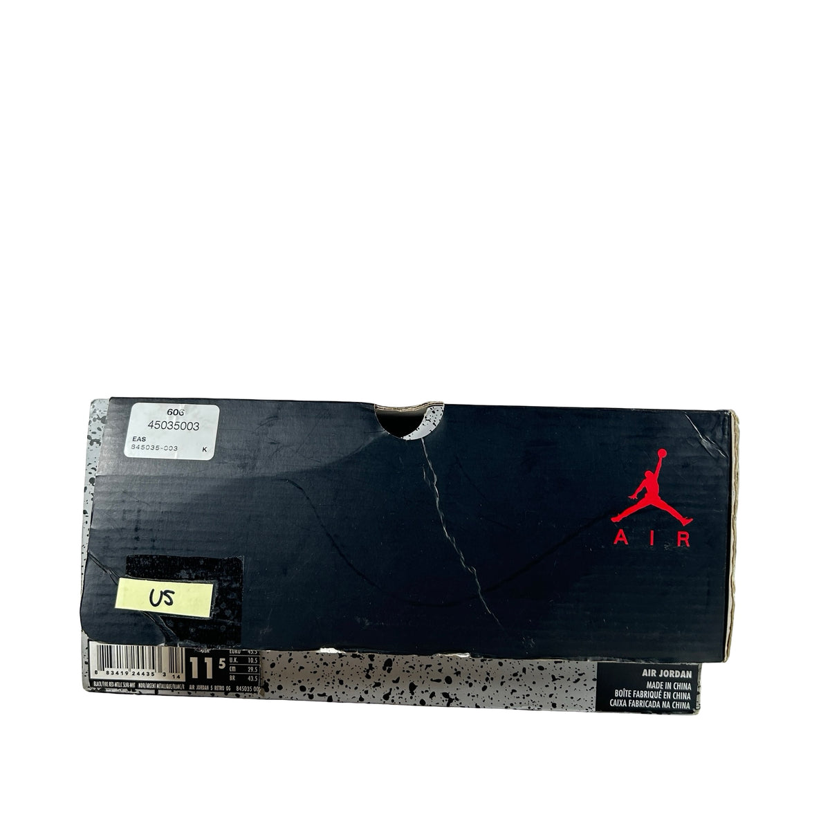 845035 003 Jordan 5 Retro Black Metallic (2016) [USED] - 11.5 M (Used5)