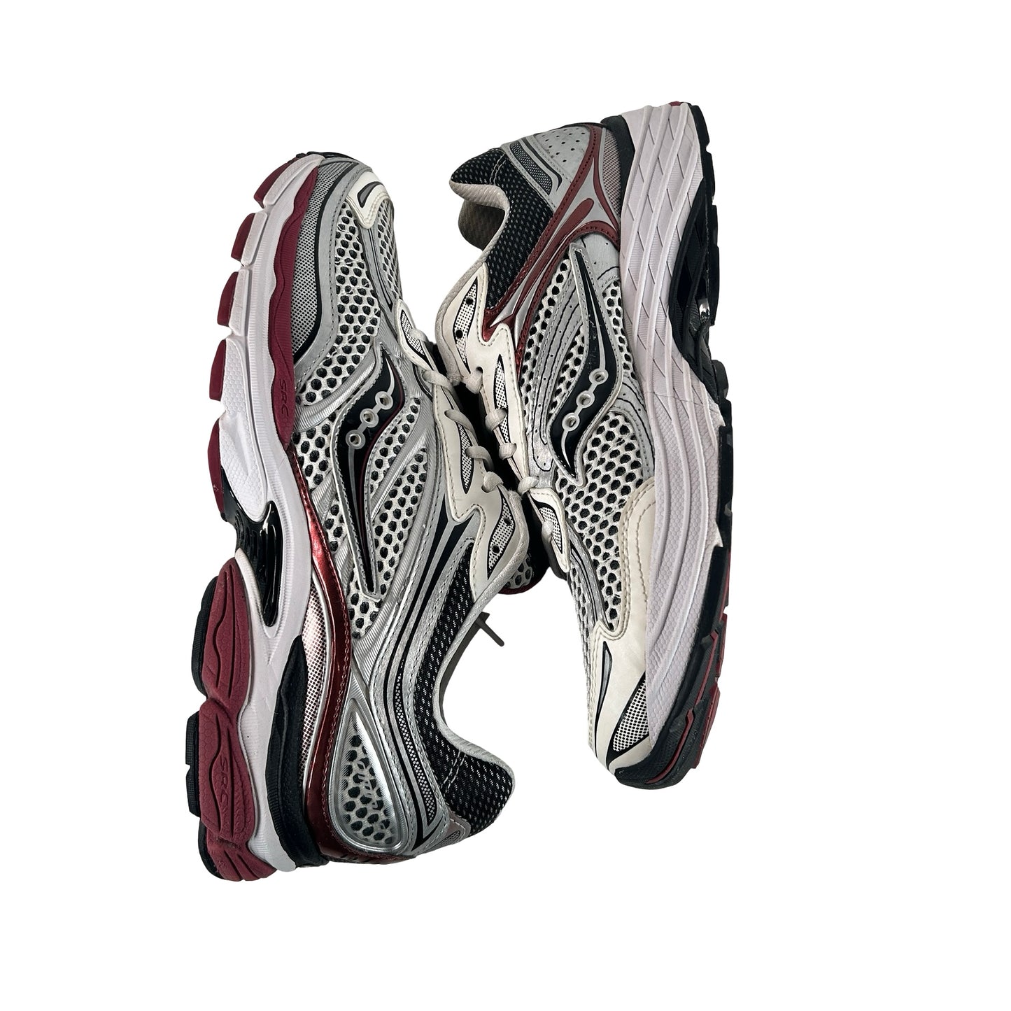 S70739-1 Saucony ProGrid Omni 9 OG White Silver Red [USED] - 10.5 M (Used)