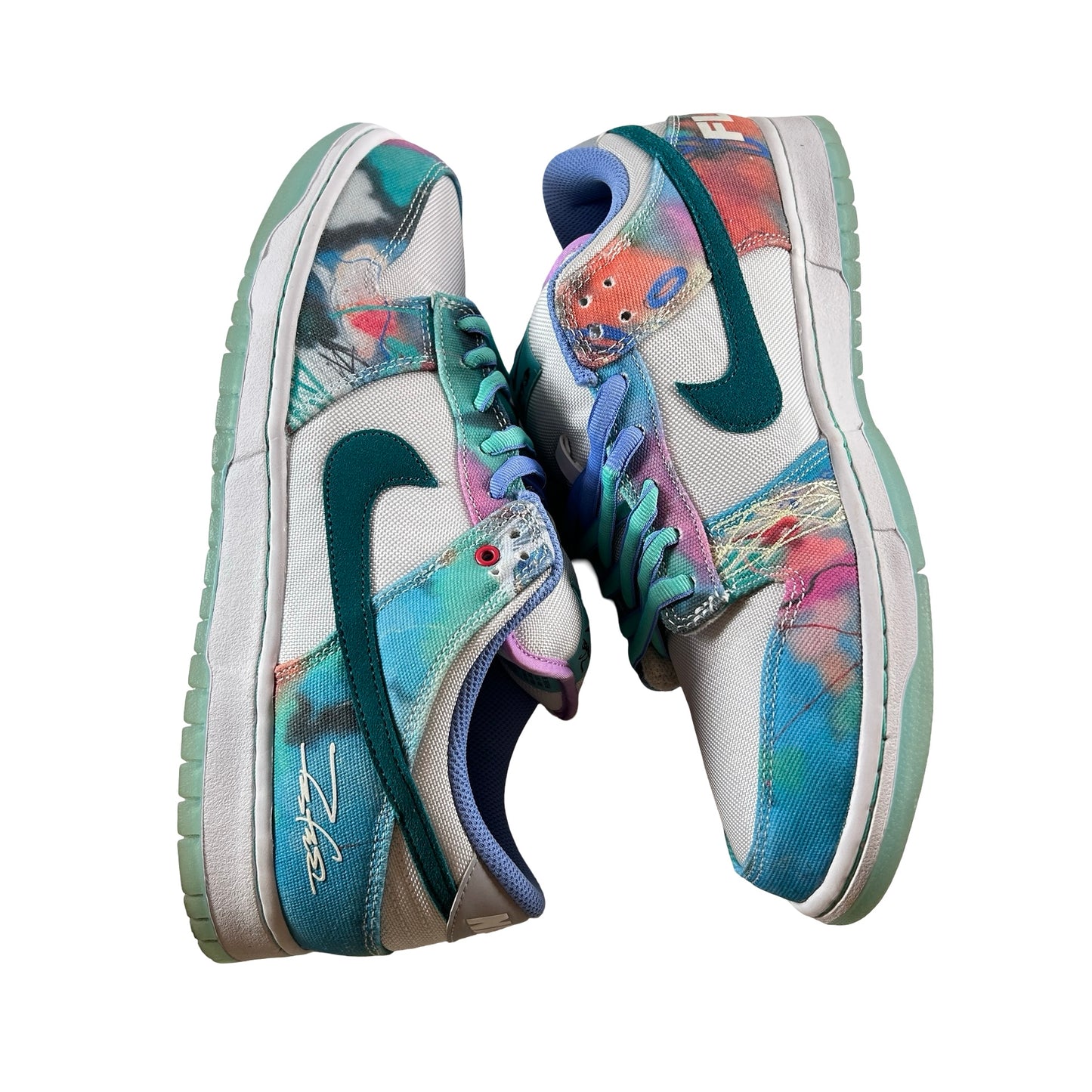 HF6061 400 Nike SB Dunk Low Futura Laboratories Bleached Aqua [USED] - 12 M (Used2)
