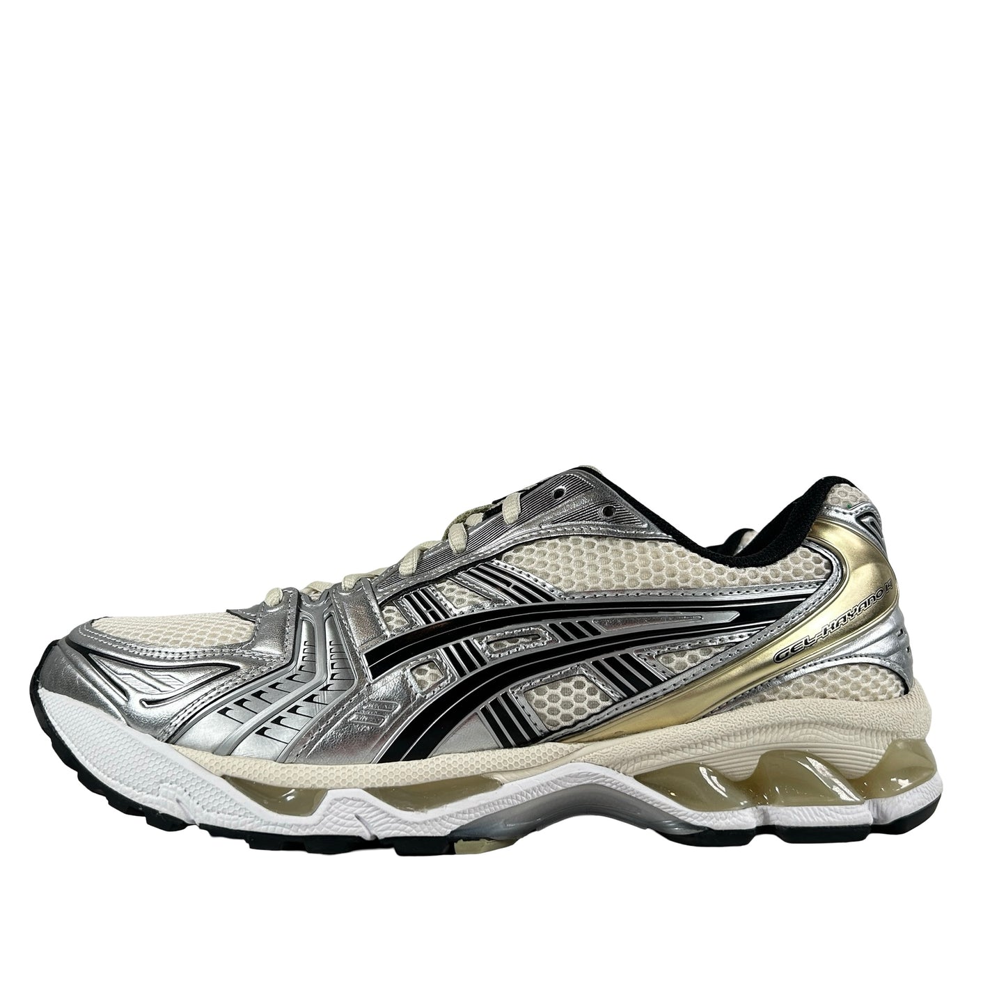 1203A537 200 ASICS Gel-Kayano 14 Birch Pure Silver [USED] - 9 M (Used)