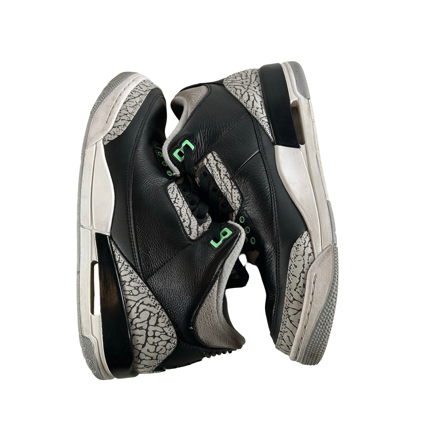 CT8532 031 Jordan 3 Retro Green Glow [USED] - 8.5 M (Used2) (No Box2)