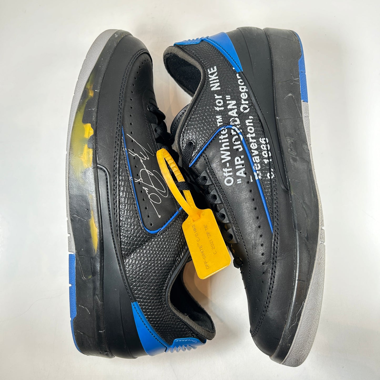 DJ4375 004 Jordan 2 Retro Low SP Off-White Black Blue [USED] - 11.5 M (Used)