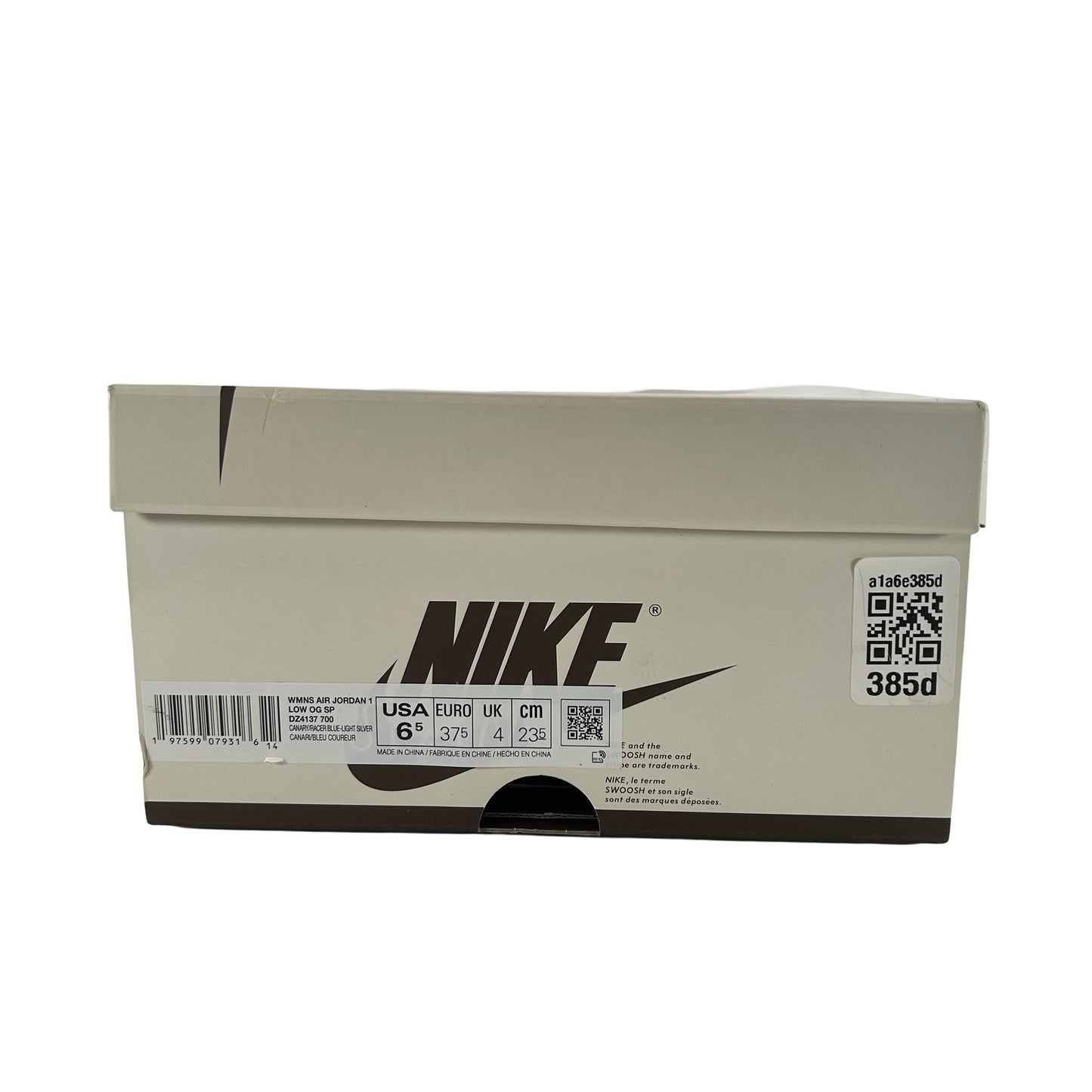 DZ4137 700 Jordan 1 Retro Low OG SP Travis Scott Canary (Women's) [USED] - 6.5 W (Used)