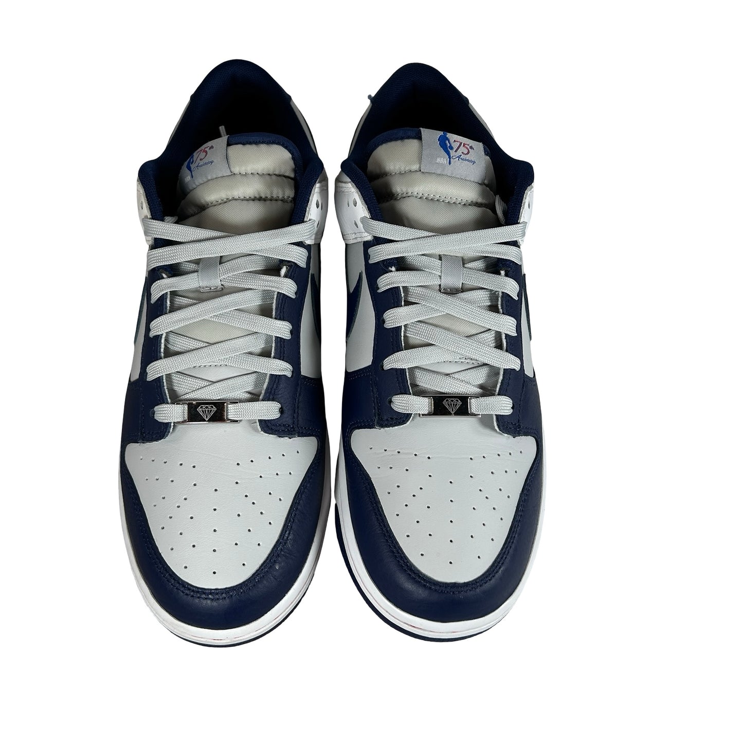 DD3363 001 Nike Dunk Low EMB NBA 75th Anniversary Brooklyn Nets [USED] - 12 M (Used3)