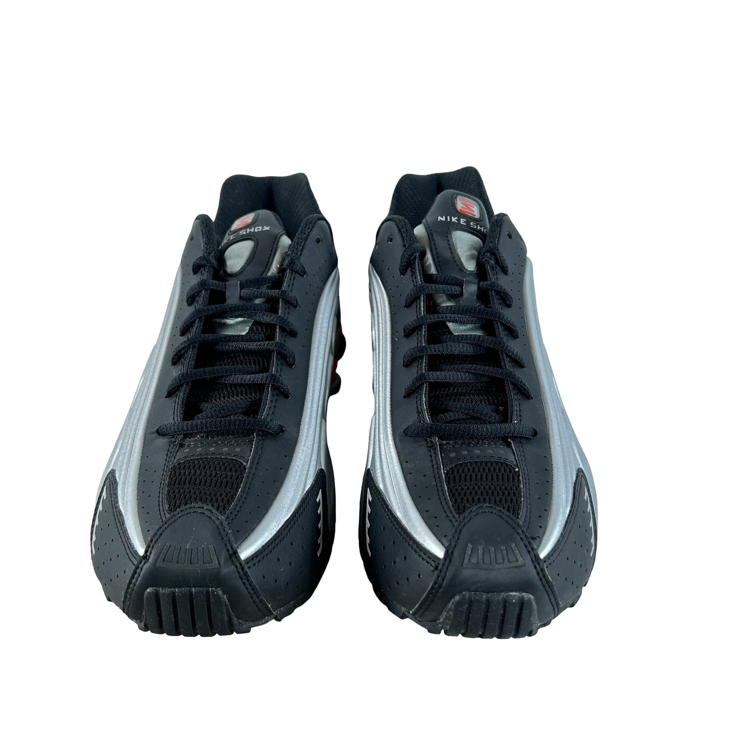 HQ1988 002 Nike Shox R4 Black Metallic Silver (2025) [USED] - 11 M (Used3)