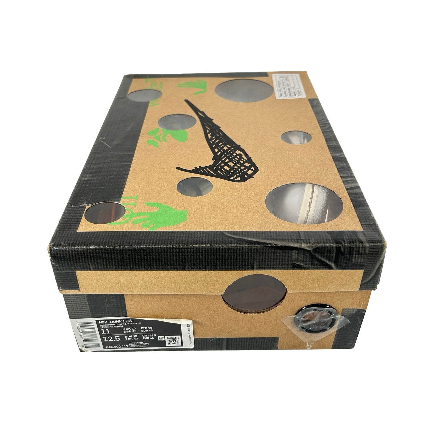DM1602 112 Nike Dunk Low Off-White Lot 10 [USED] - 11 M (Used)