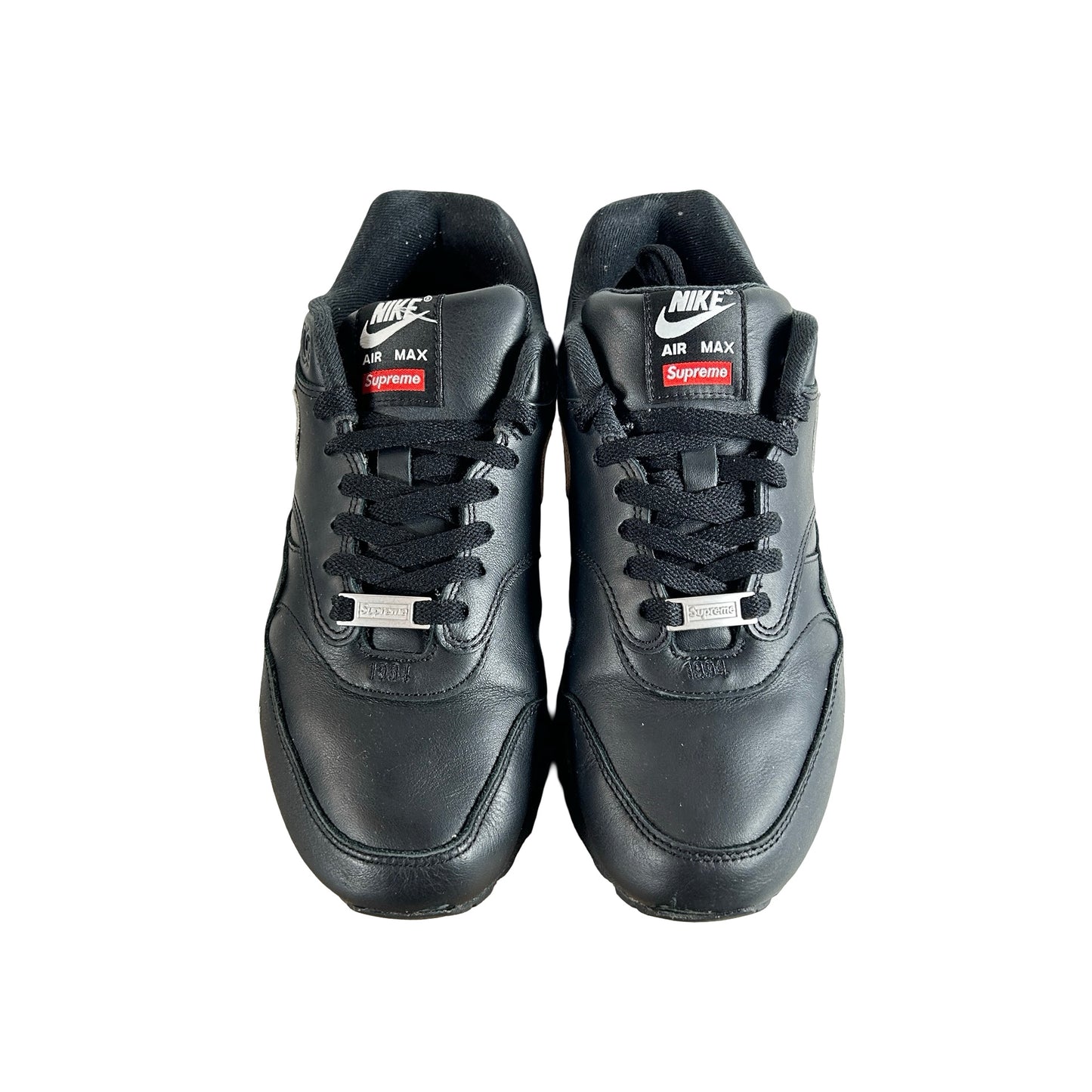 HF8813 001 Nike Air Max 1 '87 SP Supreme Black White [USED] - 8 M (Used2)
