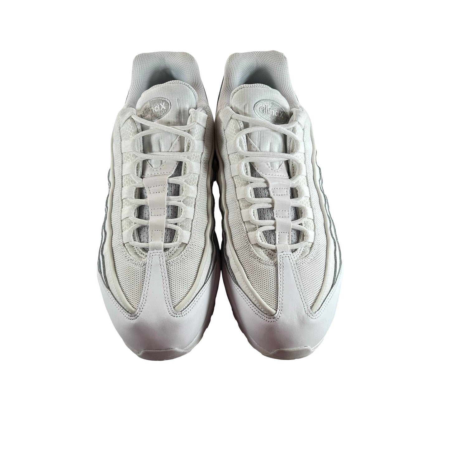 CT1268 100 Nike Air Max 95 Essential White Grey Fog [USED] - 10 M (Used) (No Box)