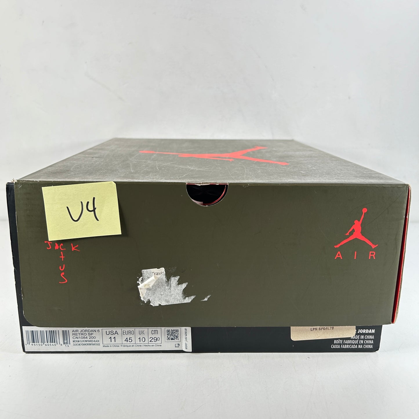 CN1084 200 Jordan 6 Retro Travis Scott [USED] - 11 M (Used4)
