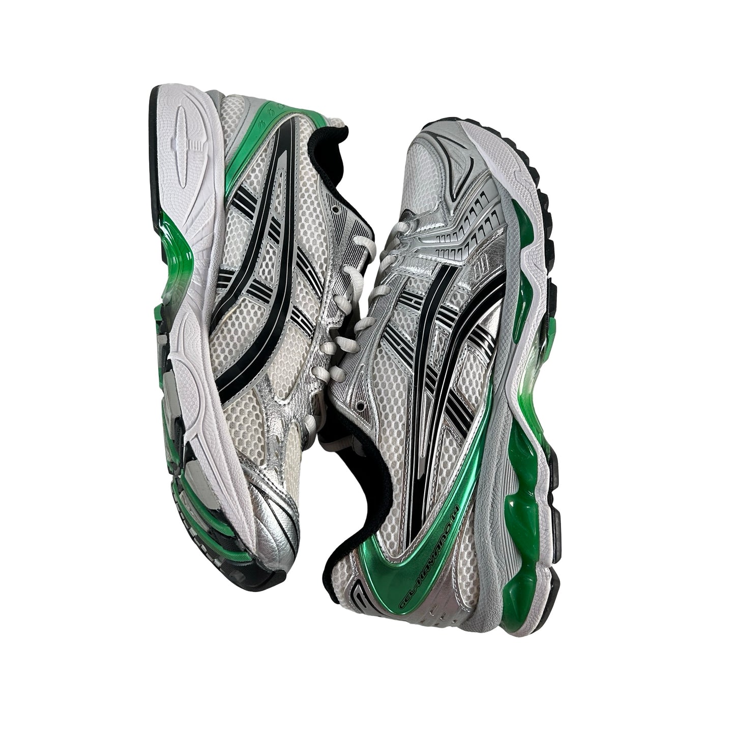 1201A019 110 ASICS Gel-Kayano 14 White Malachite Green [USED] - 8.5 M (Used3)