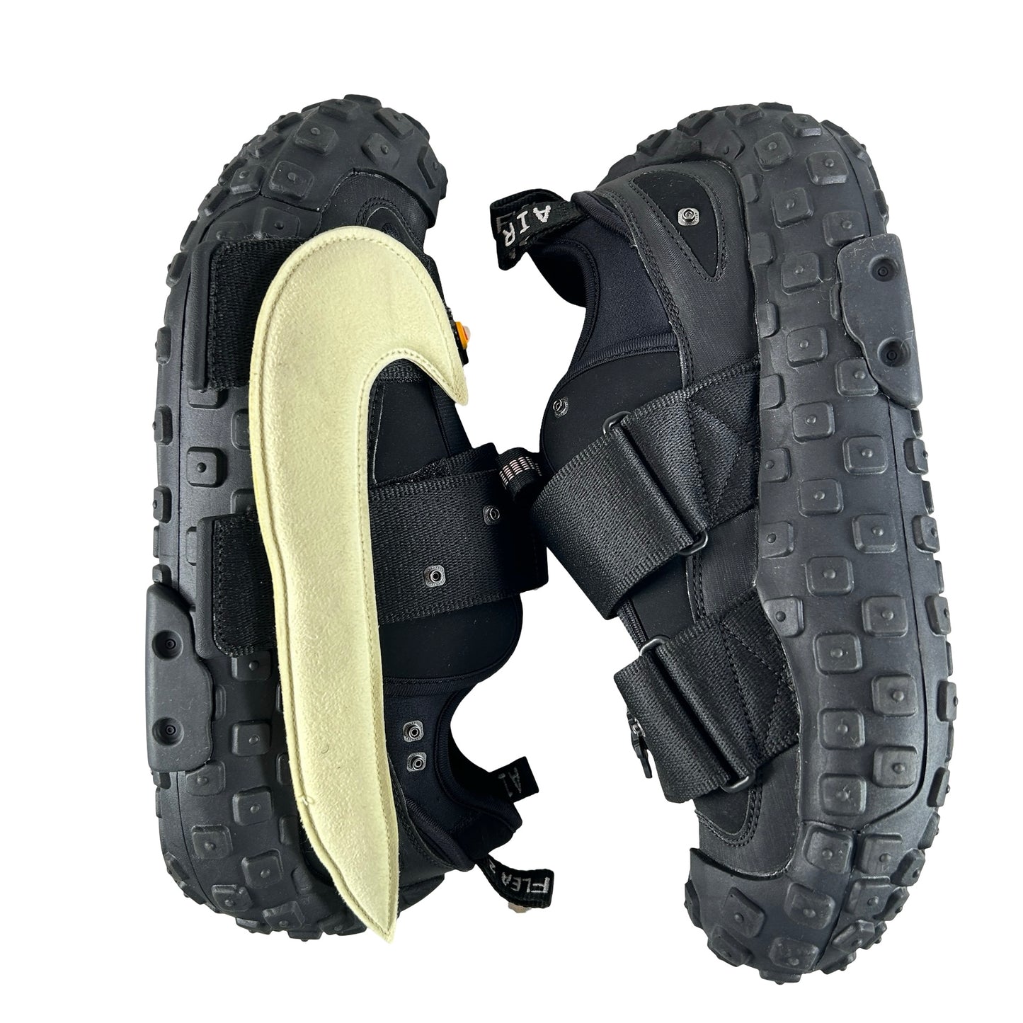 DV7164 001 Nike CPFM Air Flea 2 Black Alabaster [USED] - 8 M (Used) (No Box)