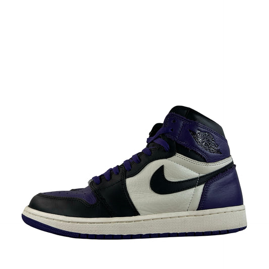 555088 501 Jordan 1 Court Purple [USED] - 9 M (Used) (No Box)