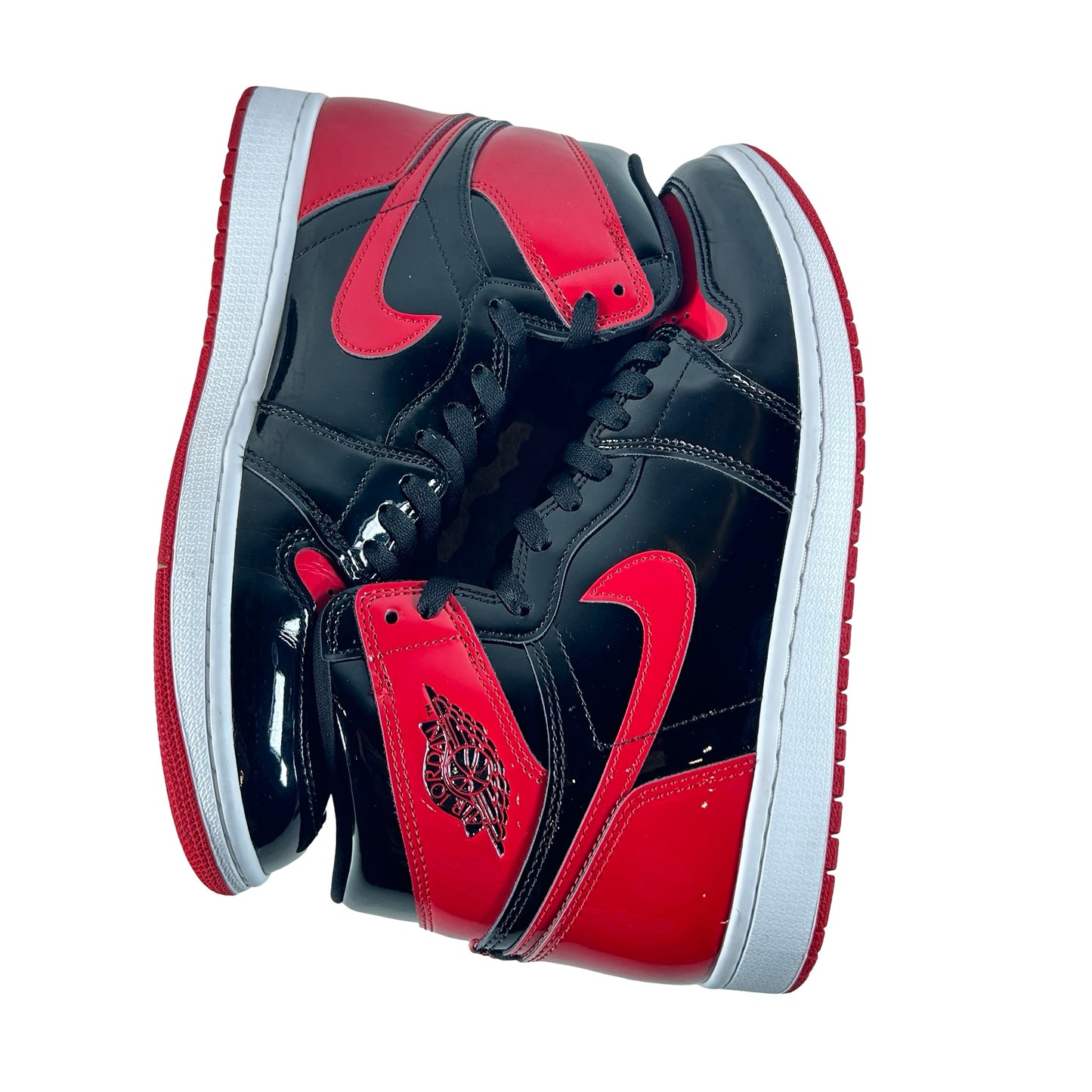 555088 063 Jordan 1 Retro High OG Patent Bred [USED] - 10.5 M (Used7)