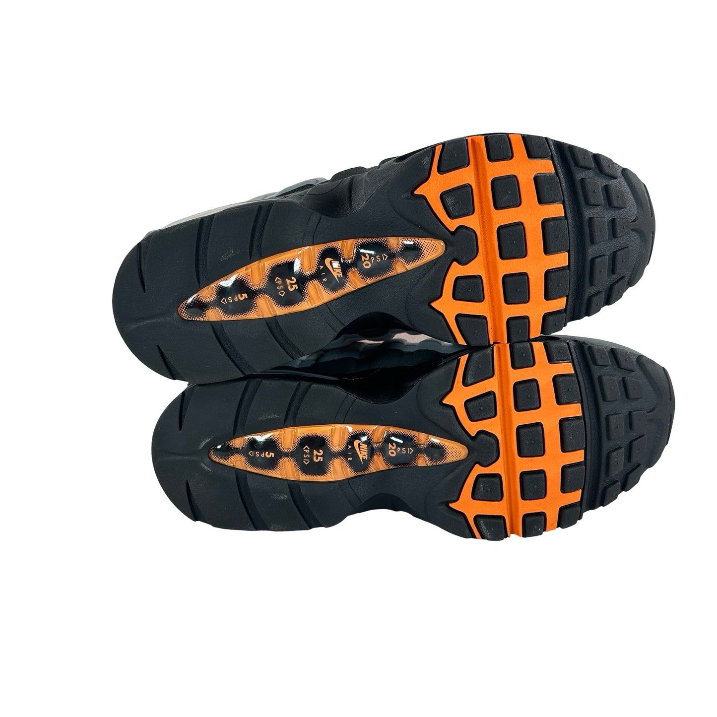 HM4740 005 Nike Air Max 95 OG Big Bubble Bright Mandarin (2025) [USED] - 9 M (Used)