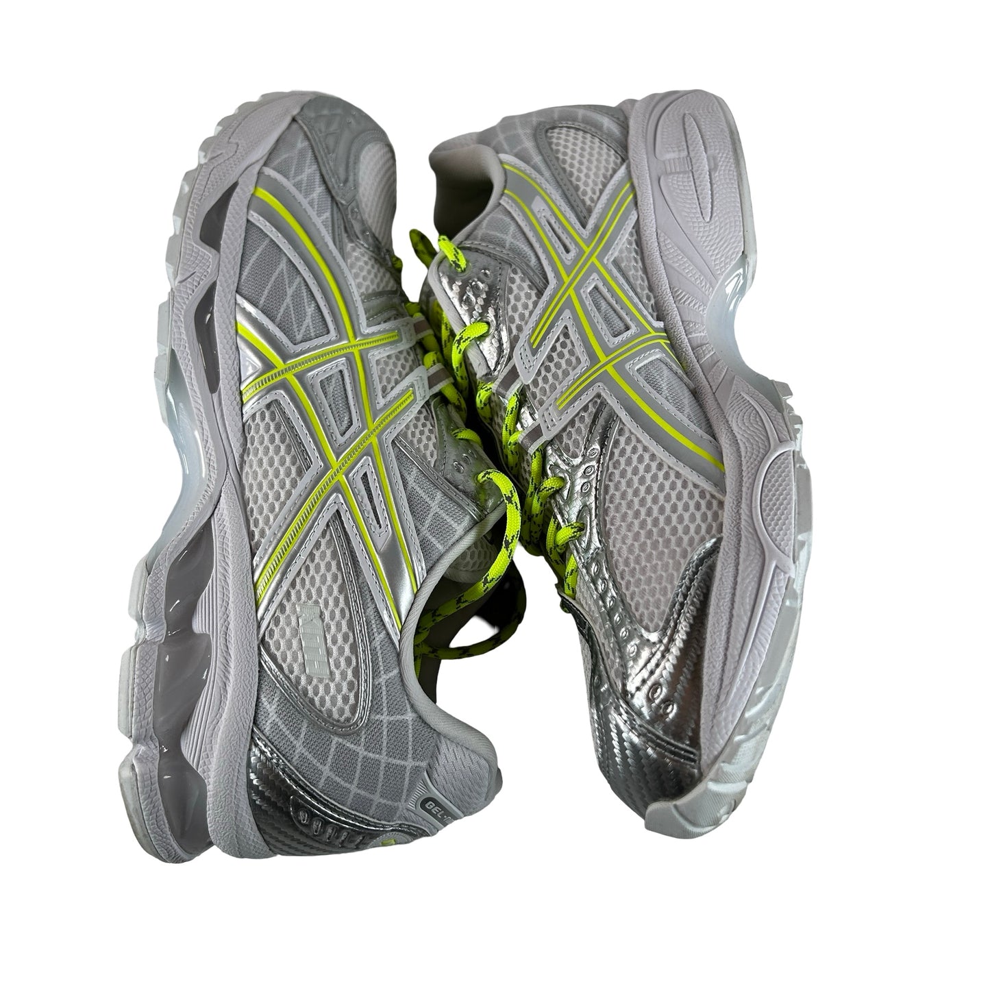 1203A844 100 ASICS Gel-Nimbus 10.1 Kith White Pure Silver [USED] - 9.5 M (Used) (No Box)