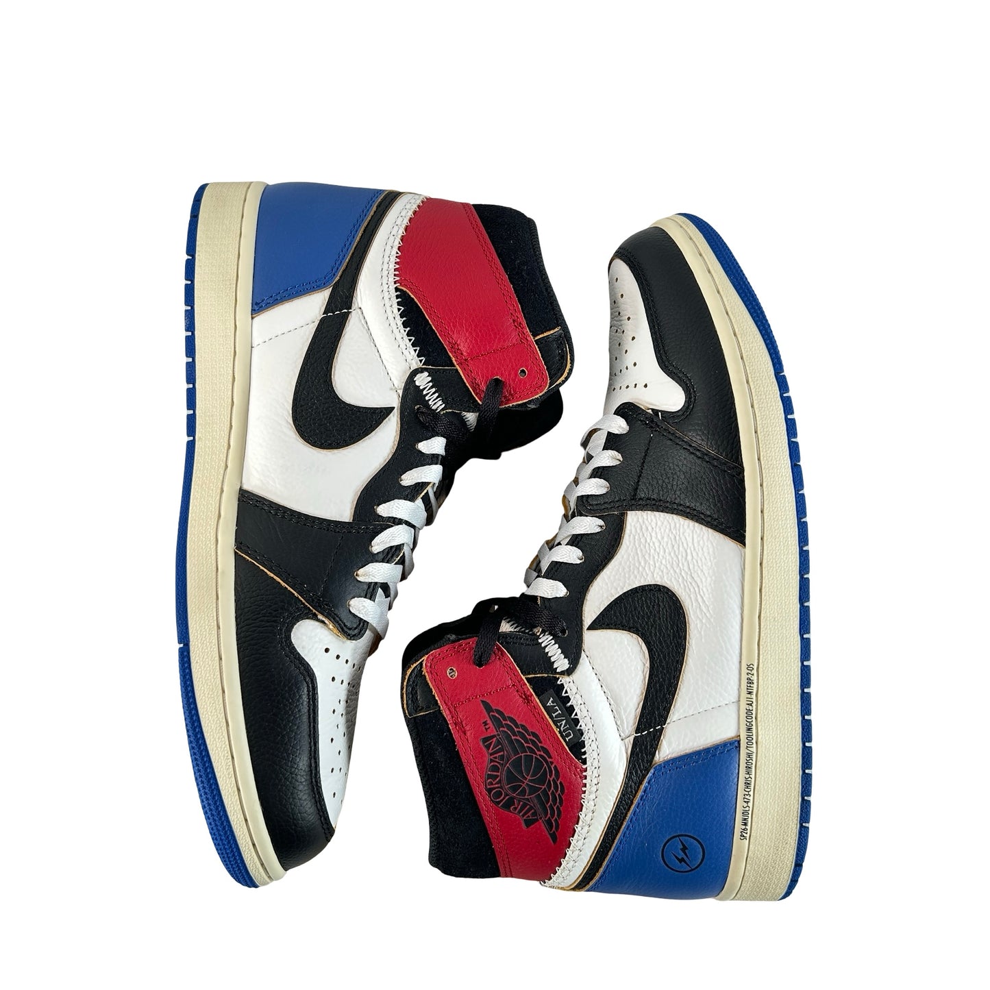 IO7847 002 Jordan 1 Retro High OG SP Fragment x Union LA Varsity Red Sport Royal [USED] - 11 M (Used3)