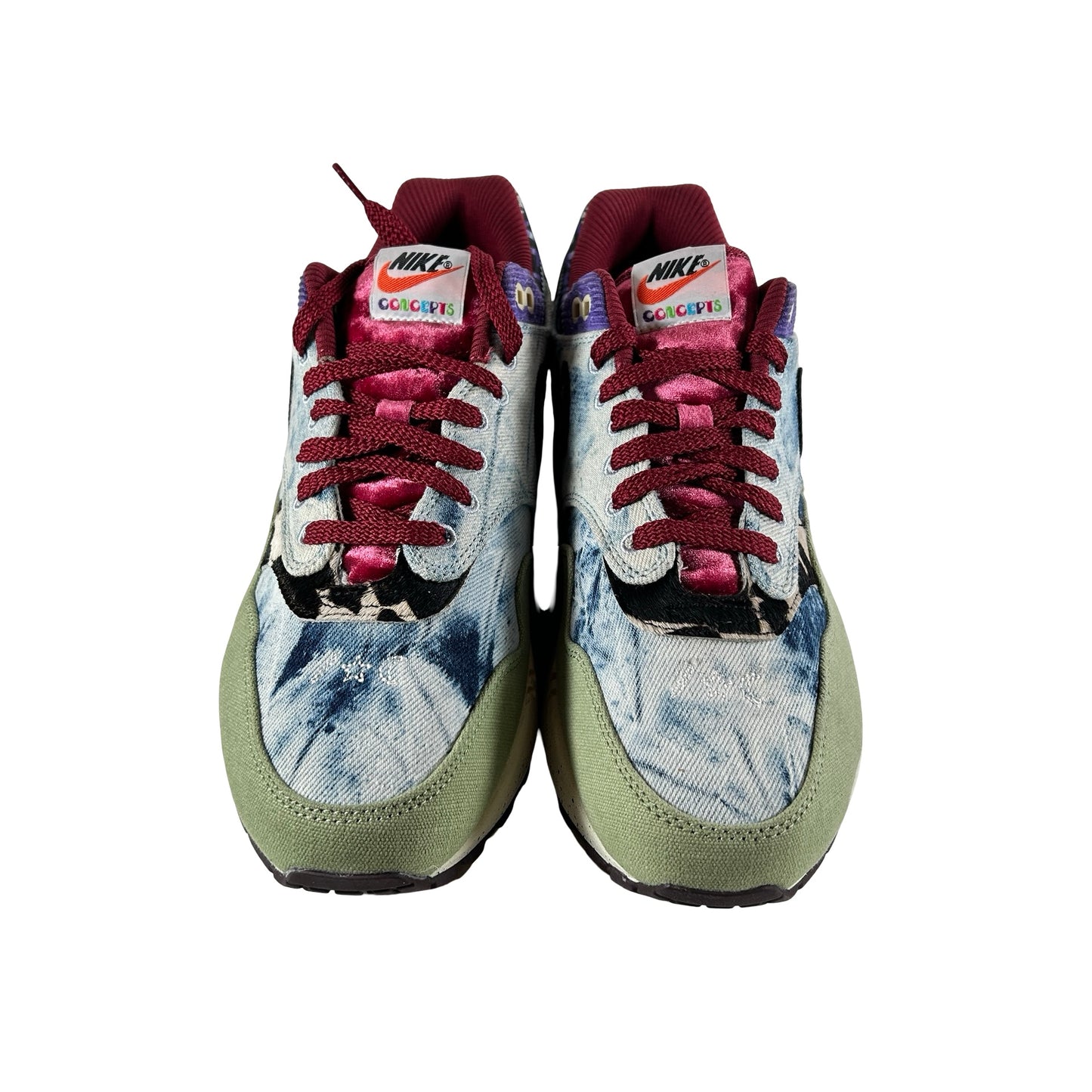 DN1803 300 Nike Air Max 1 Concepts Denim Olive Canvas [USED] - 9.5 M (VNDS) (No Box)