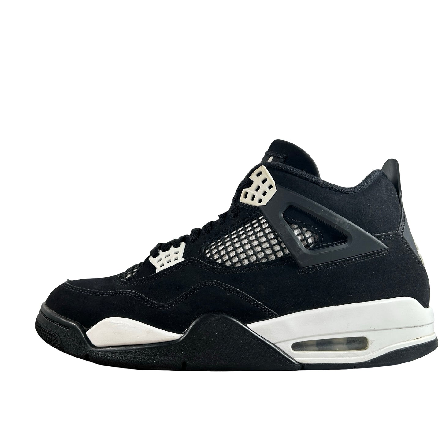 FQ8138 001  Jordan 4 Retro White Thunder [USED] - 10 M (Used11)