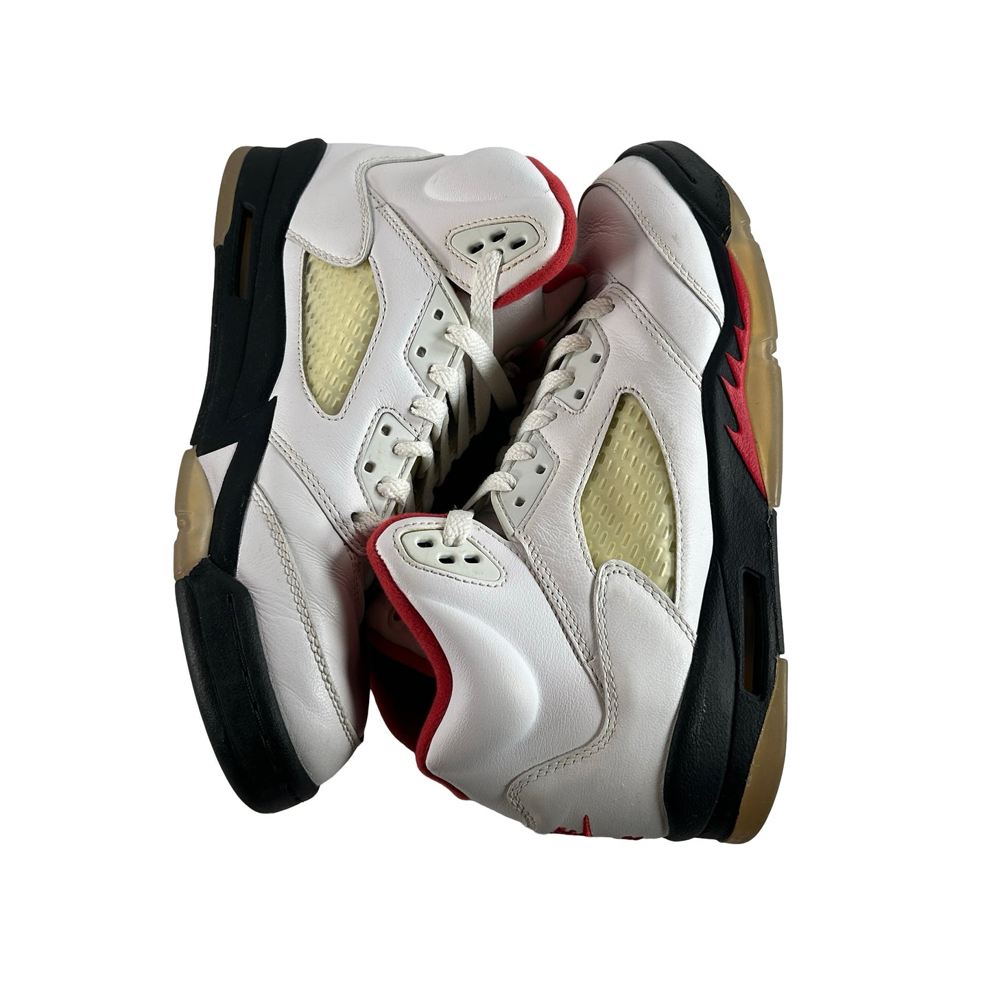 440888 102 Jordan 5 Retro Fire Rojo Plata Lengua (2020) (GS)