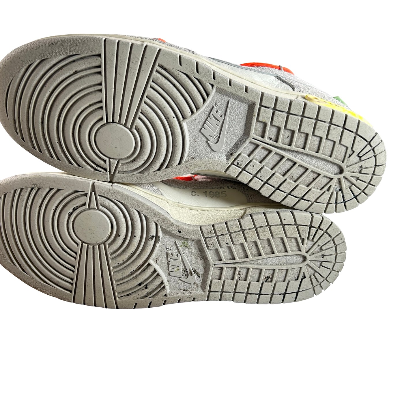 DJ0950 108 Nike Dunk Low Off-White Lot 11 [USED] - 11 M (Used)